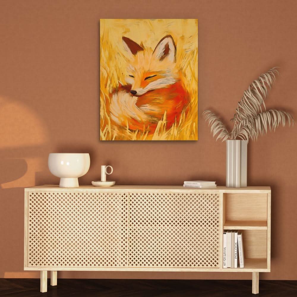Meadow Dreams Fox - Animals Art for Bedroom
