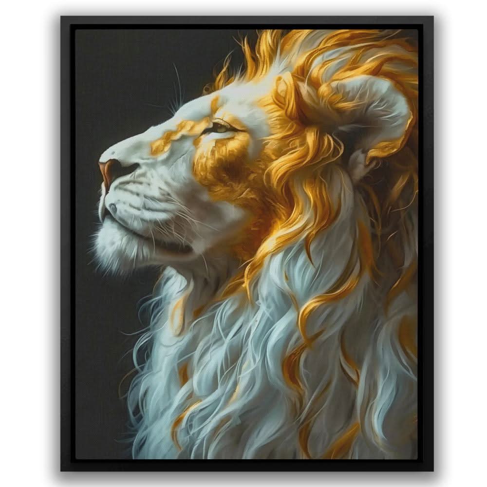 Mesmerizing Lion - Albino Art for Bedroom