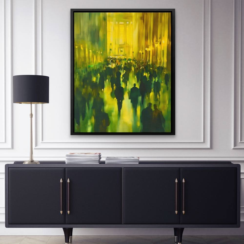 Metropolitan Mirage - Large Abstract Canvas Print