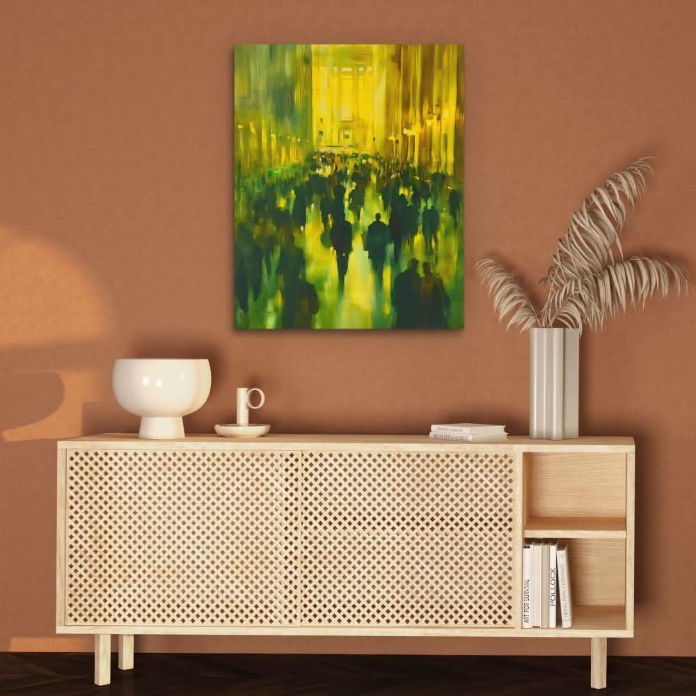 Metropolitan Mirage - Cityscapes Art for Hallway