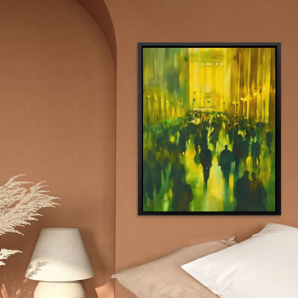 Metropolitan Mirage - Gold Entrepreneur Canvas Print