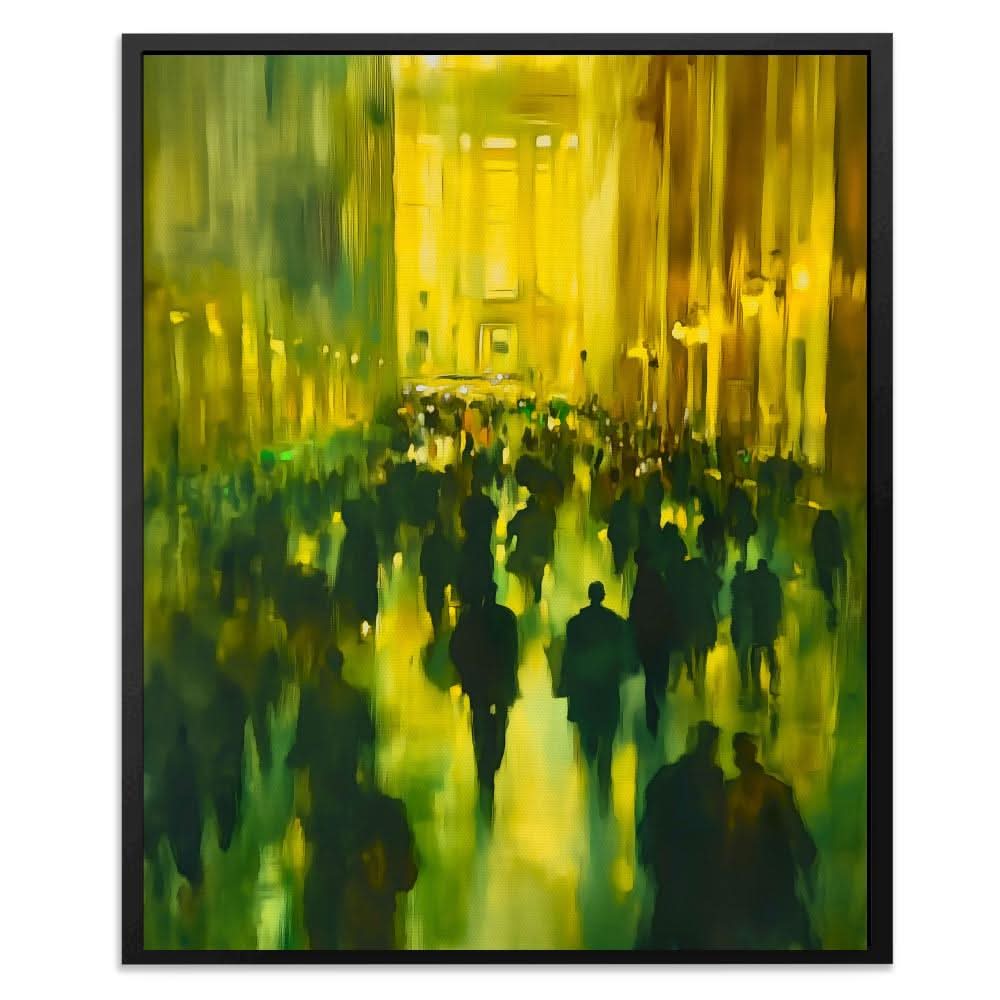 Metropolitan Mirage - Cityscapes Canvas Wall Art
