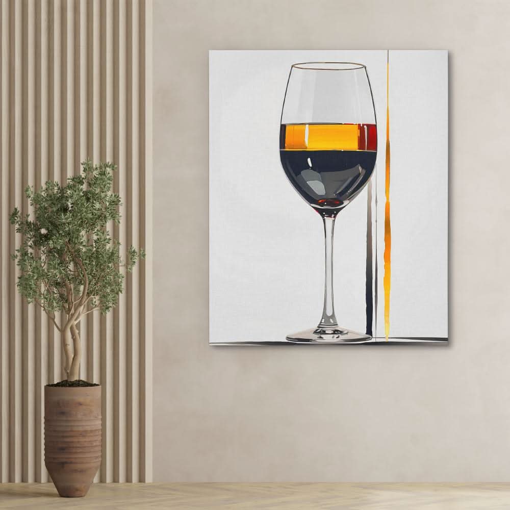 Midnight Elixir - Cocktail Wall Art in Black Frame