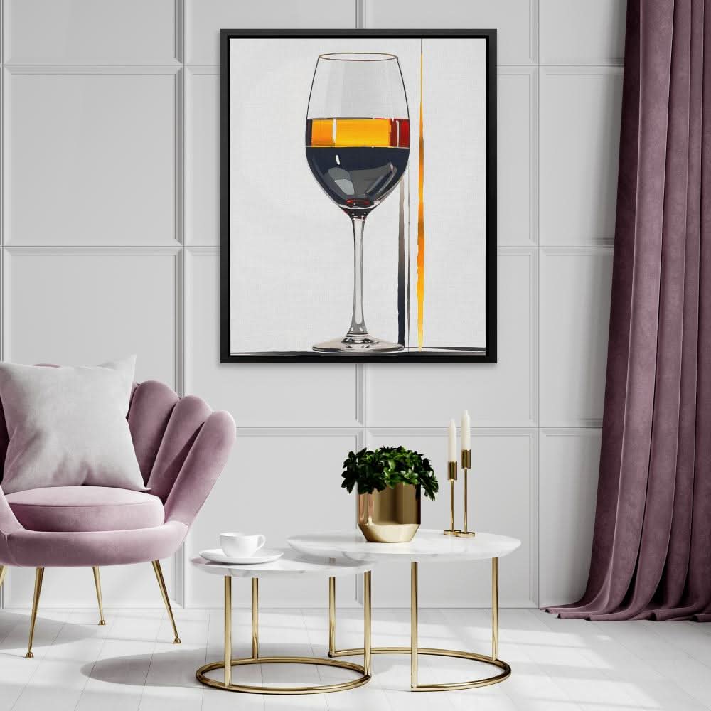 Midnight Elixir - Wall Art in Black Frame