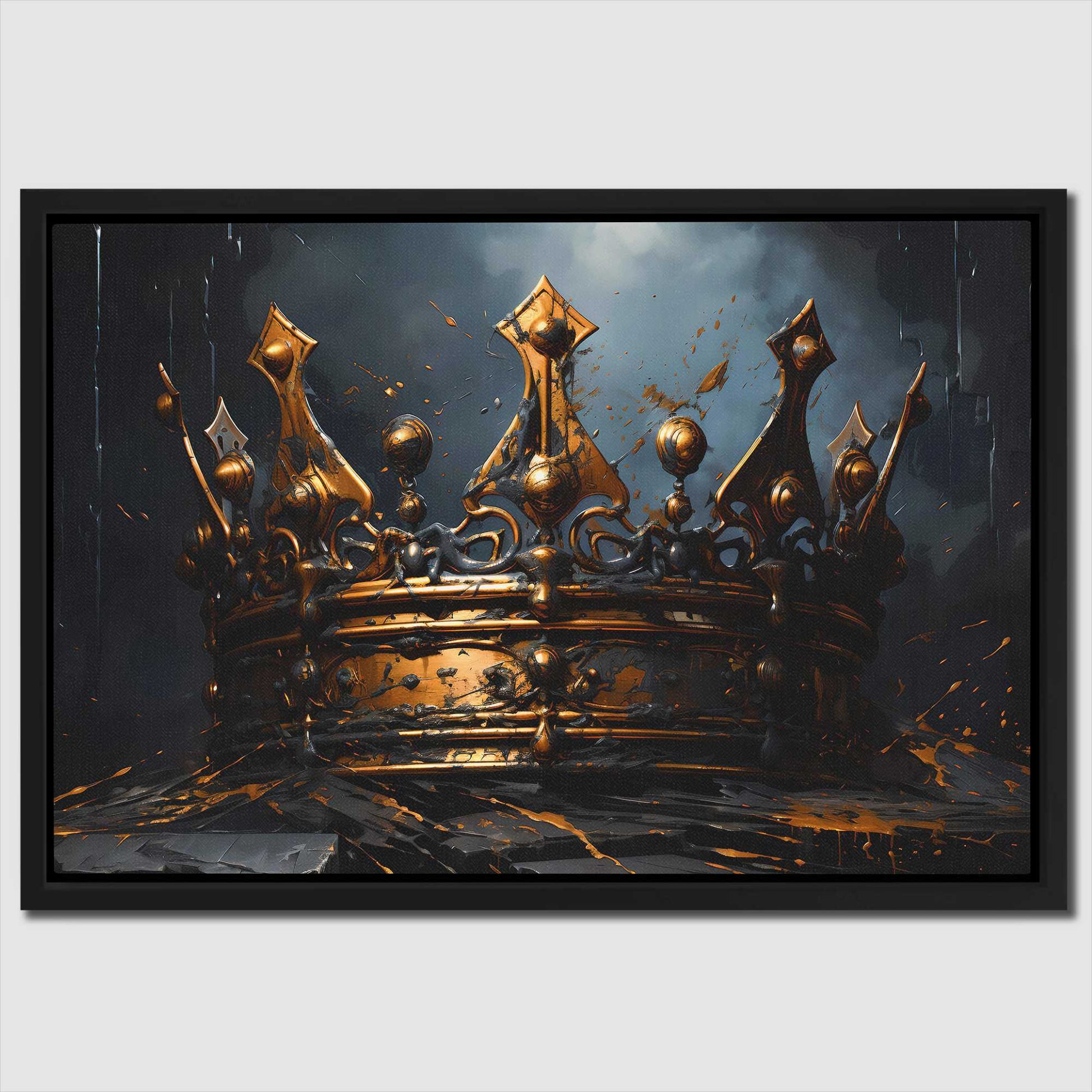 Midnight Regalia - Luxury Wall Art