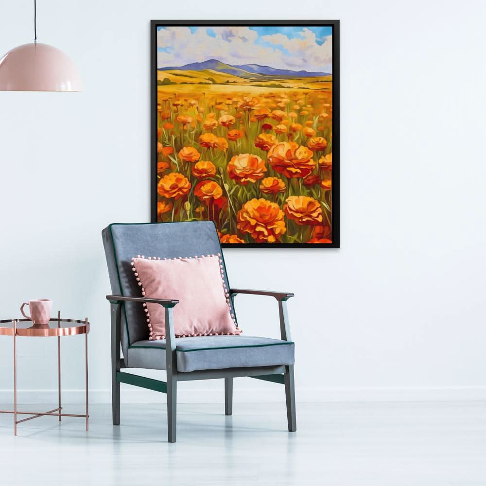 Midwestern Valley - Large Canvas Print