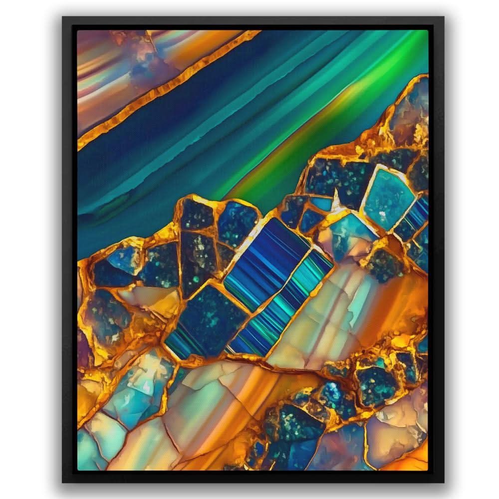 Mineral Color Spectrum - Nature Art for Dining Room