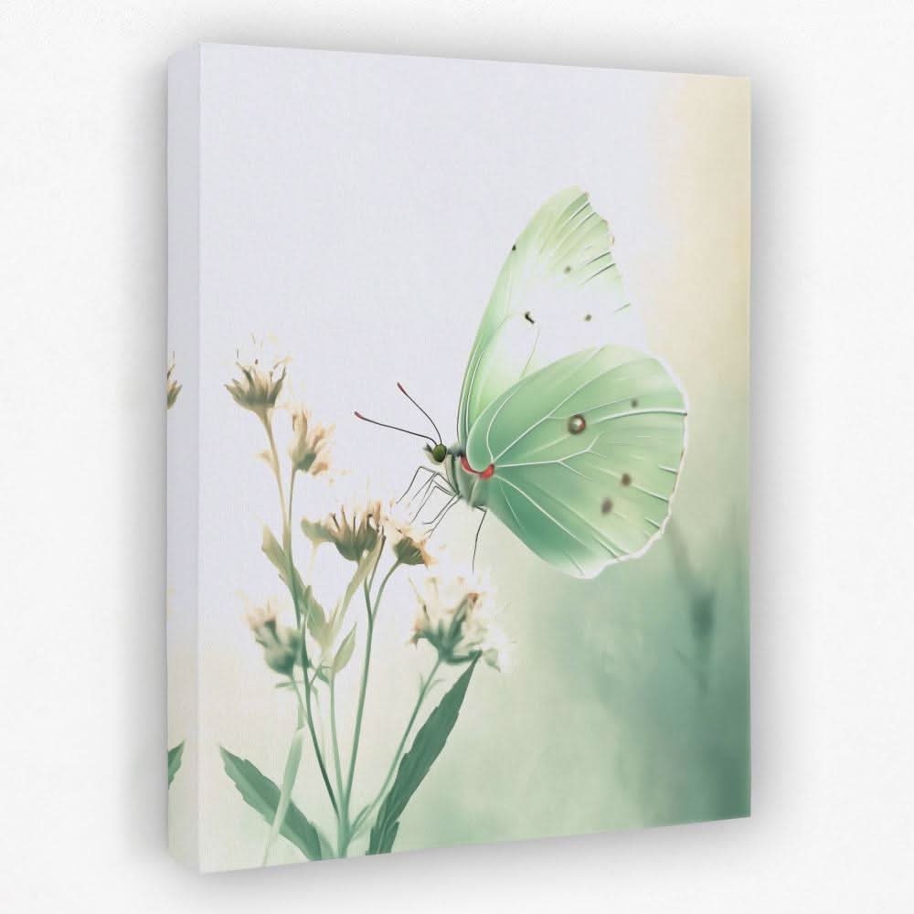 Minted Wings - Butterfly Canvas Wall Art