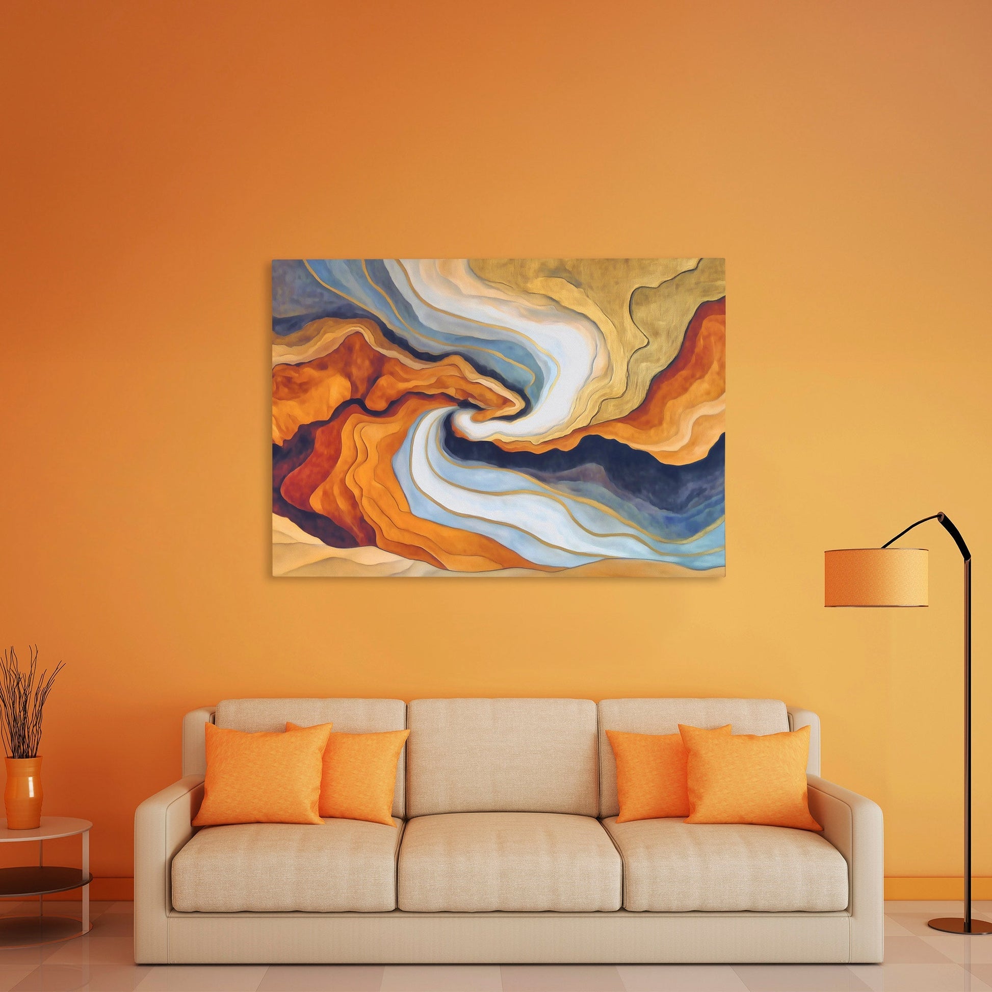 Molten Earth Chambers - Luxury Wall Art