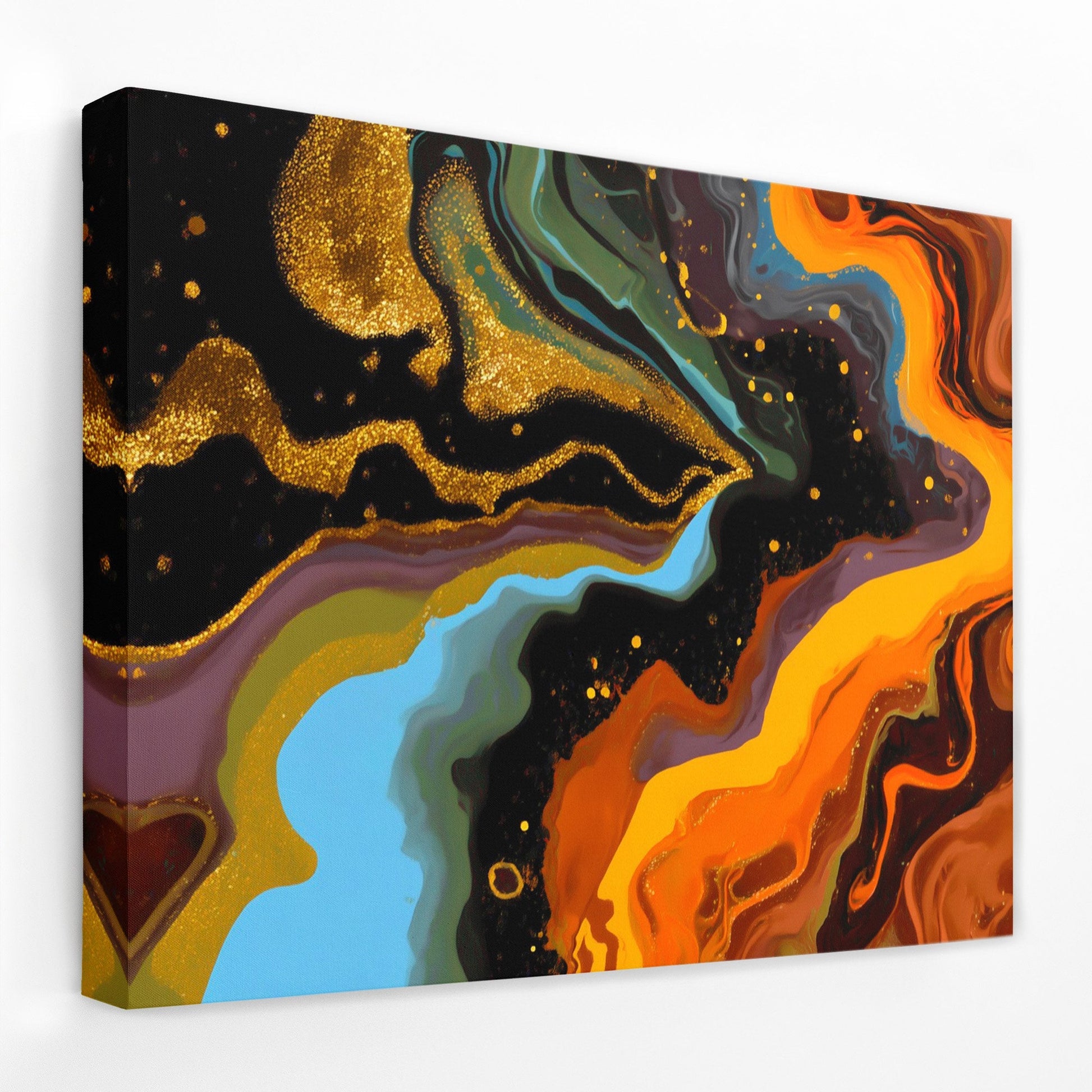 Molten Galaxy Surge - Luxury Wall Art