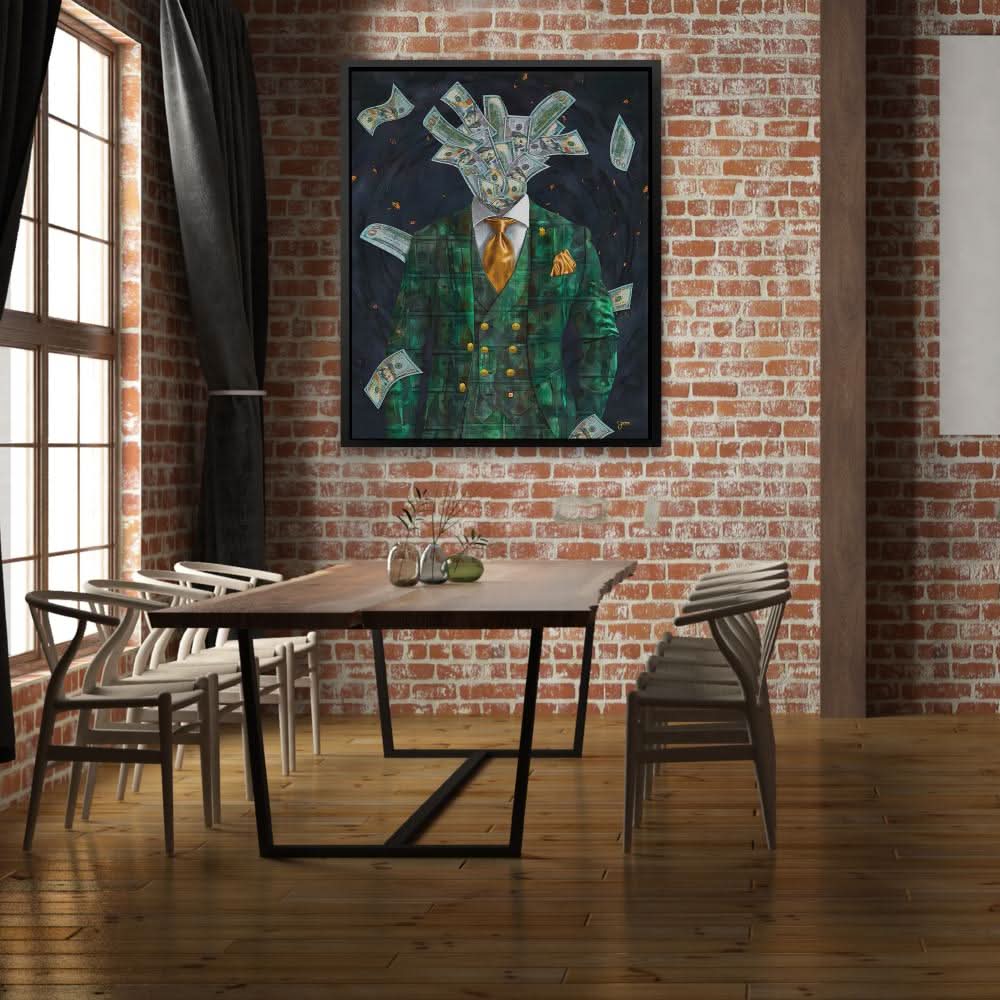 Money on My Mind - Modern Wall Art Print