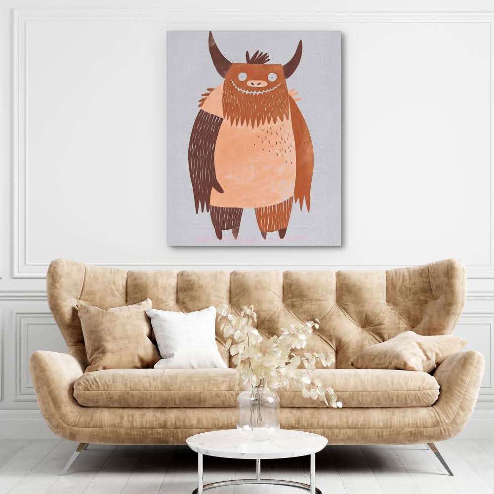 Monster Mischief - Large Canvas Print