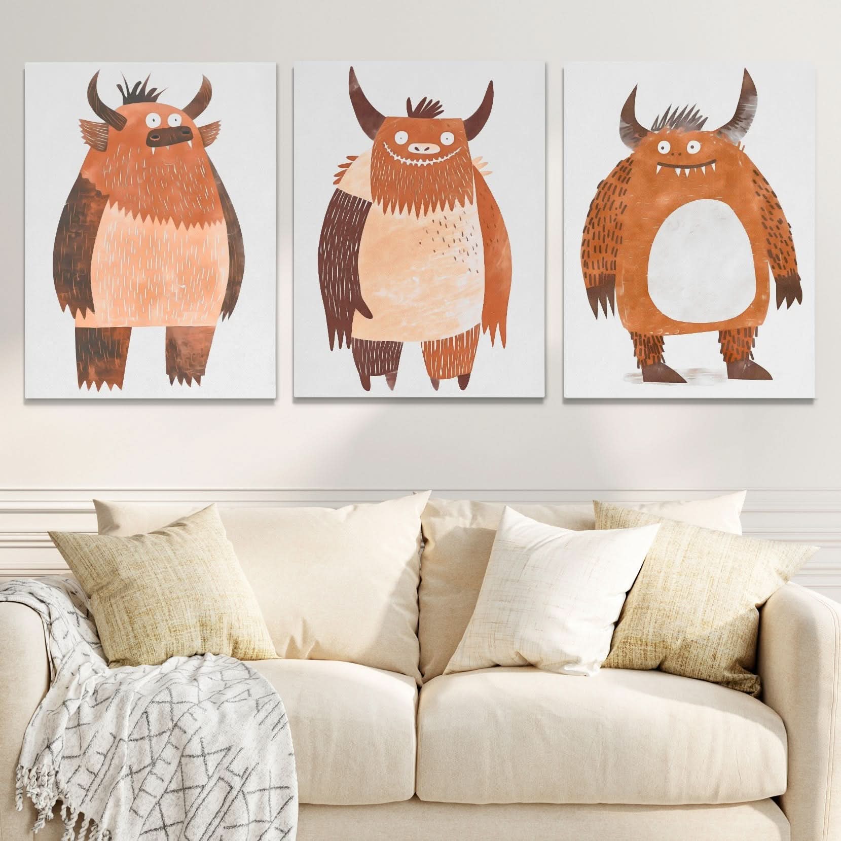 Monster Squad - Large Canvas Print