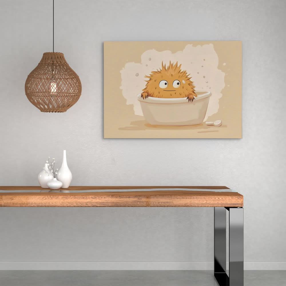 Monster’s Bubble Bath - Wall Art for Bathroom