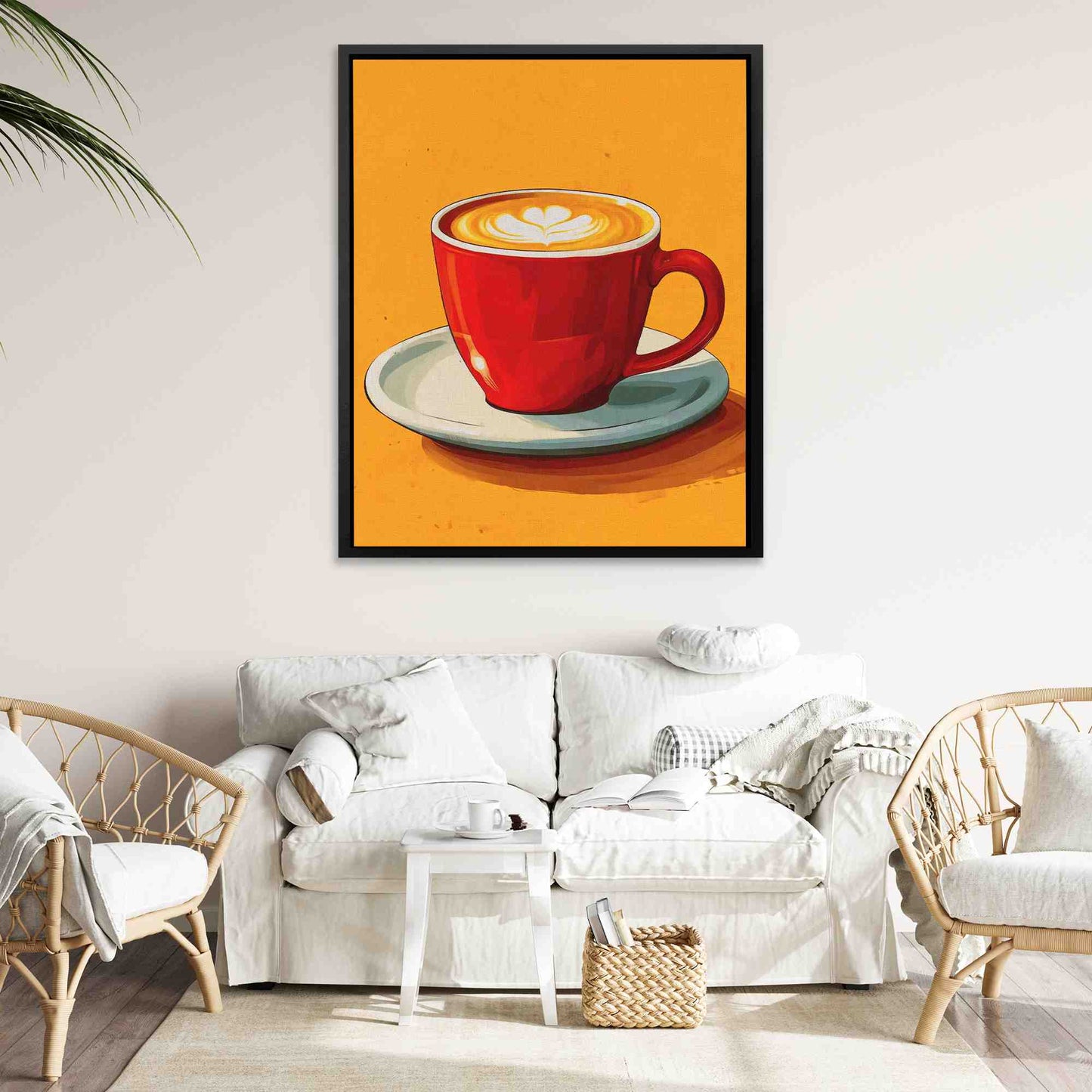 Morning Cup - Large Canvas Print