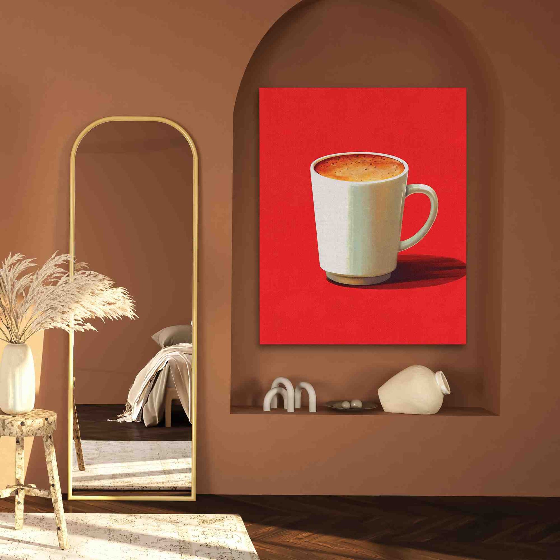 Morning Energy - Wall Art in Black Frame