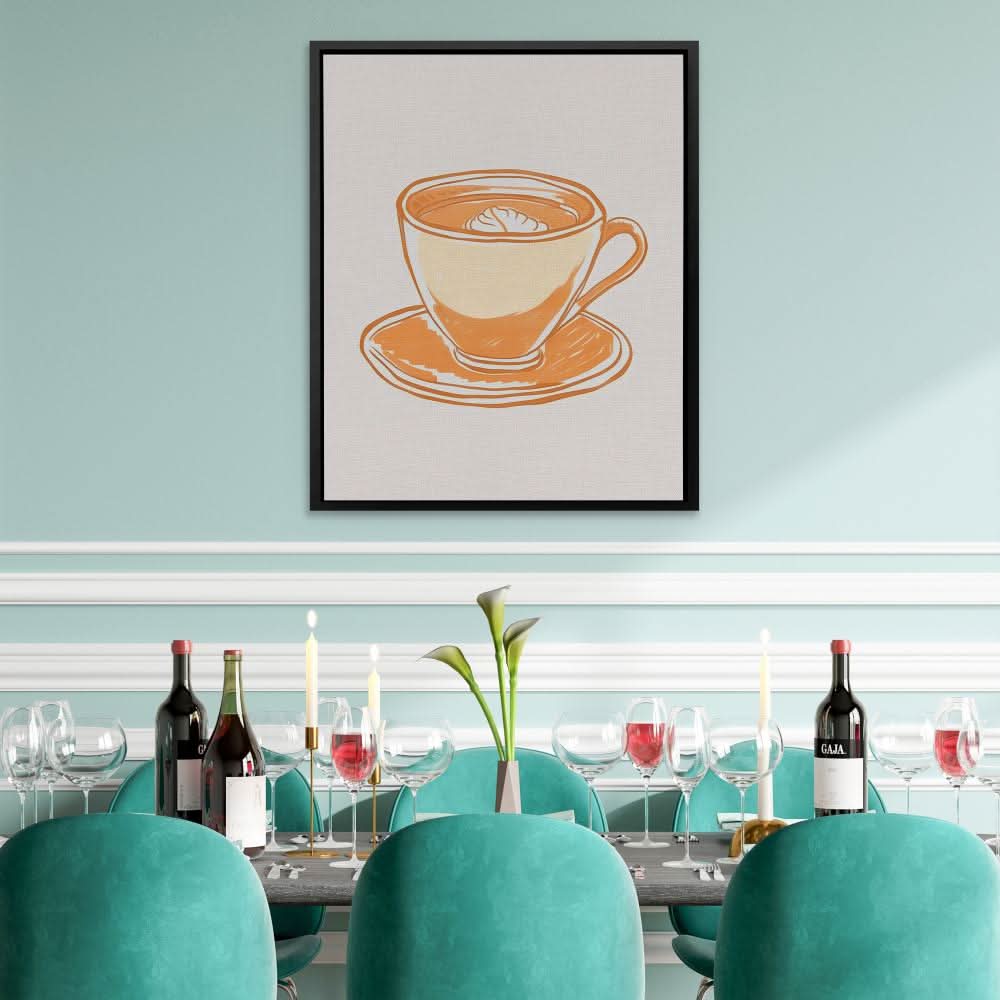 Morning Espresso - Simple Neutral Canvas Wall Art