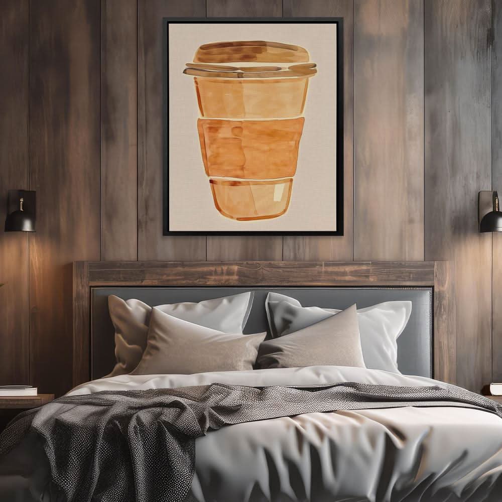 Morning Rush - Large Minimalist Canvas Print