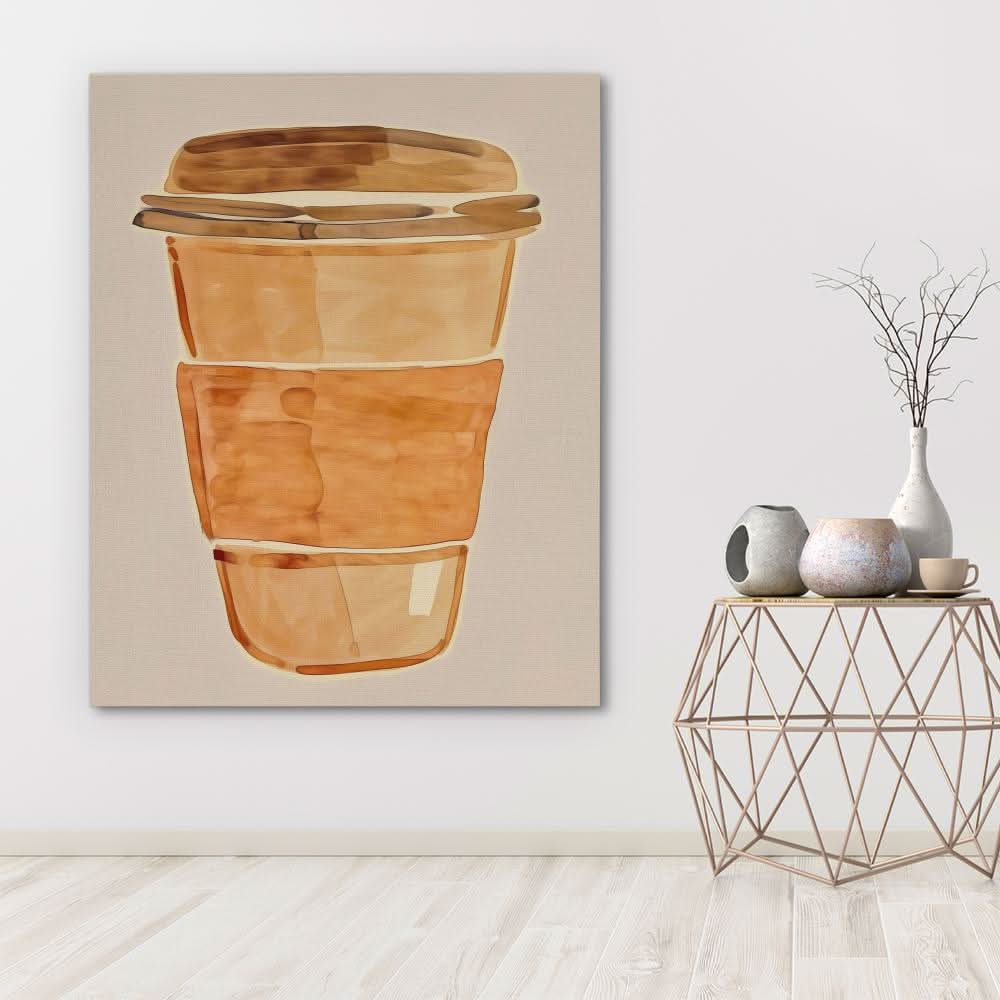 Morning Rush - Coffee Art for Dining Room