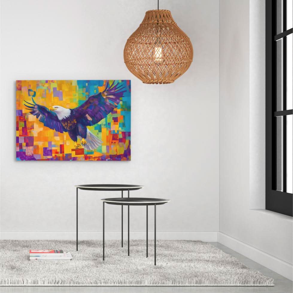 Mosaic Hunter - Colorful Wall Art for Home Office