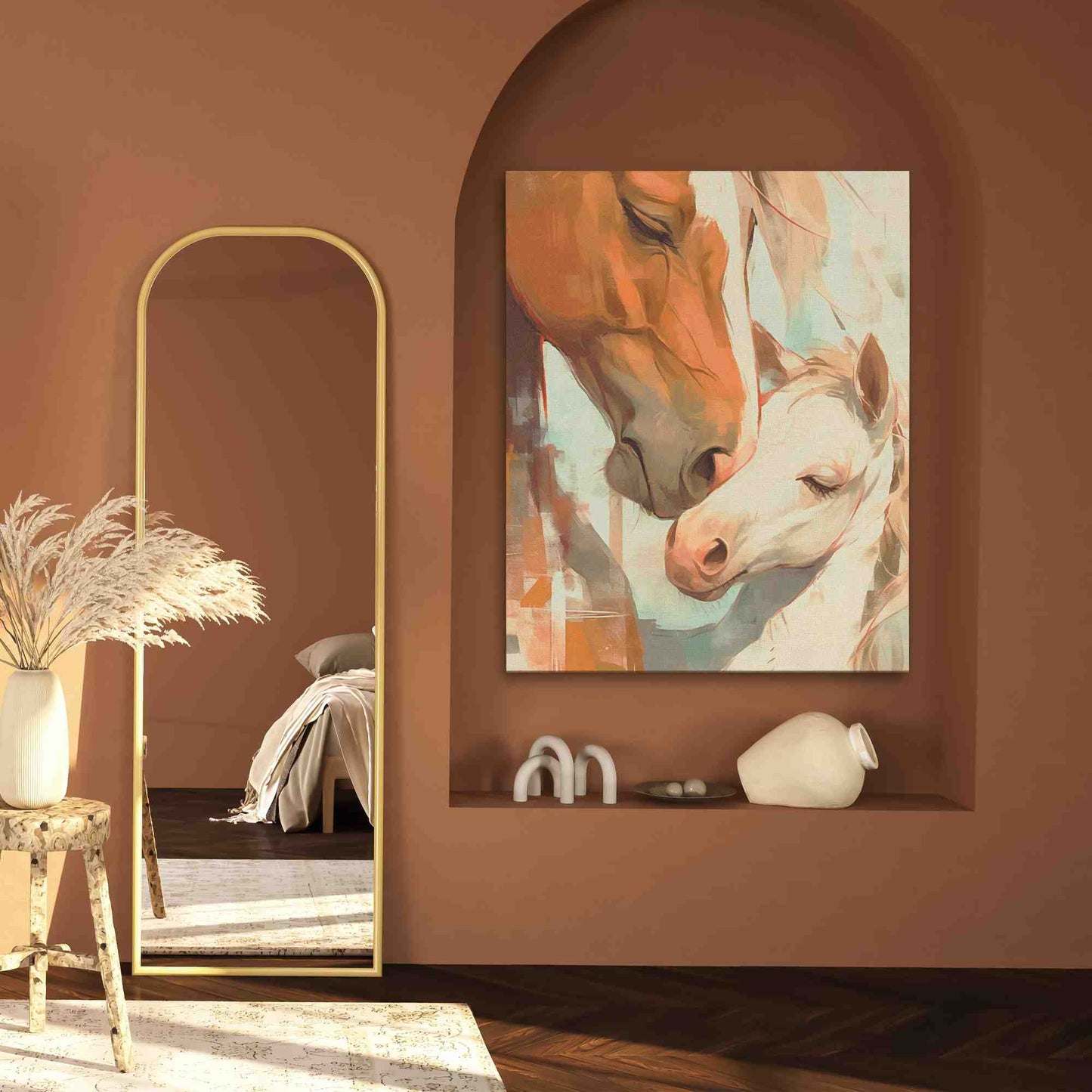Motherly Love - Wall Art in Black Frame