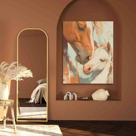 Motherly Love - Wall Art in Black Frame