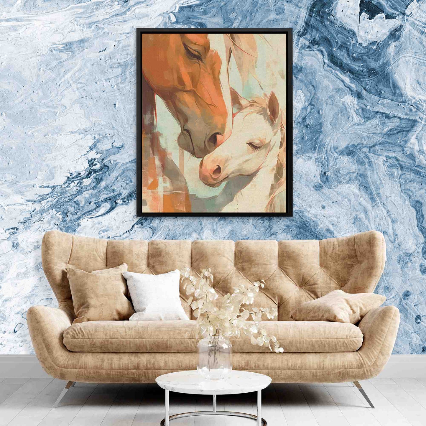 Motherly Love - Animals Art for Kids Room