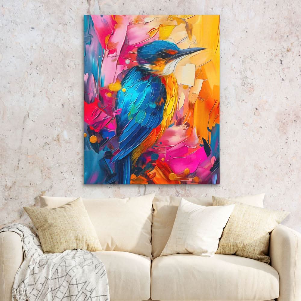 Mystic Melody - Large Abstract Canvas Print