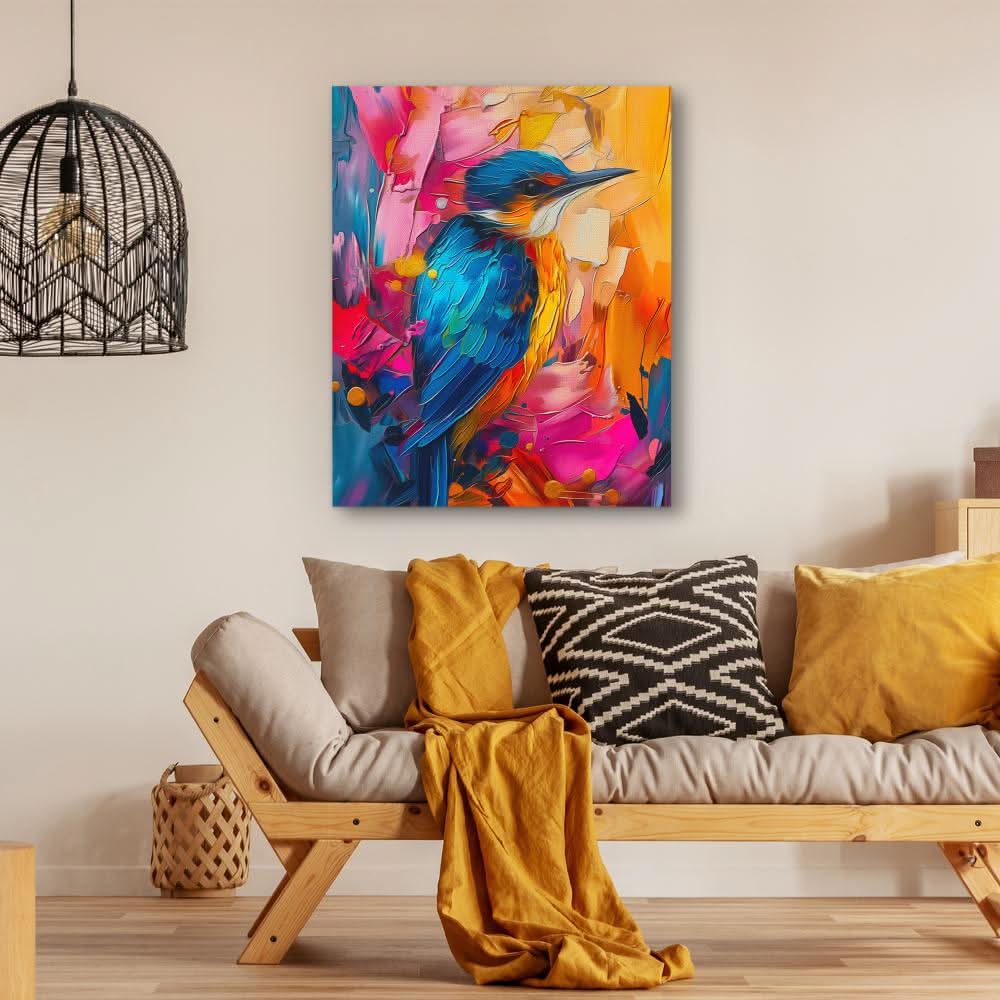 Mystic Melody - Nature Wall Art in Black Frame