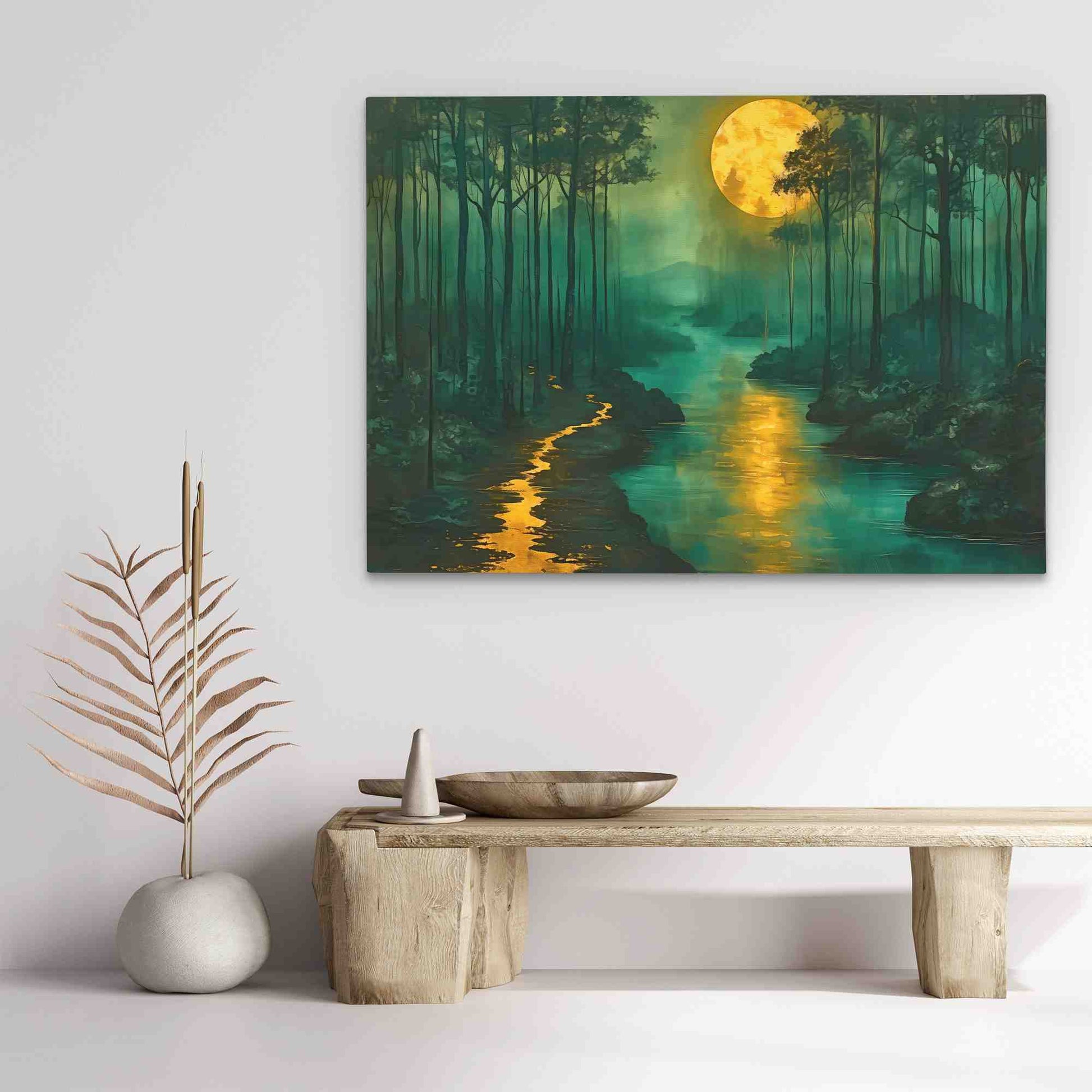 Mystic Moonlight - Large Canvas Print