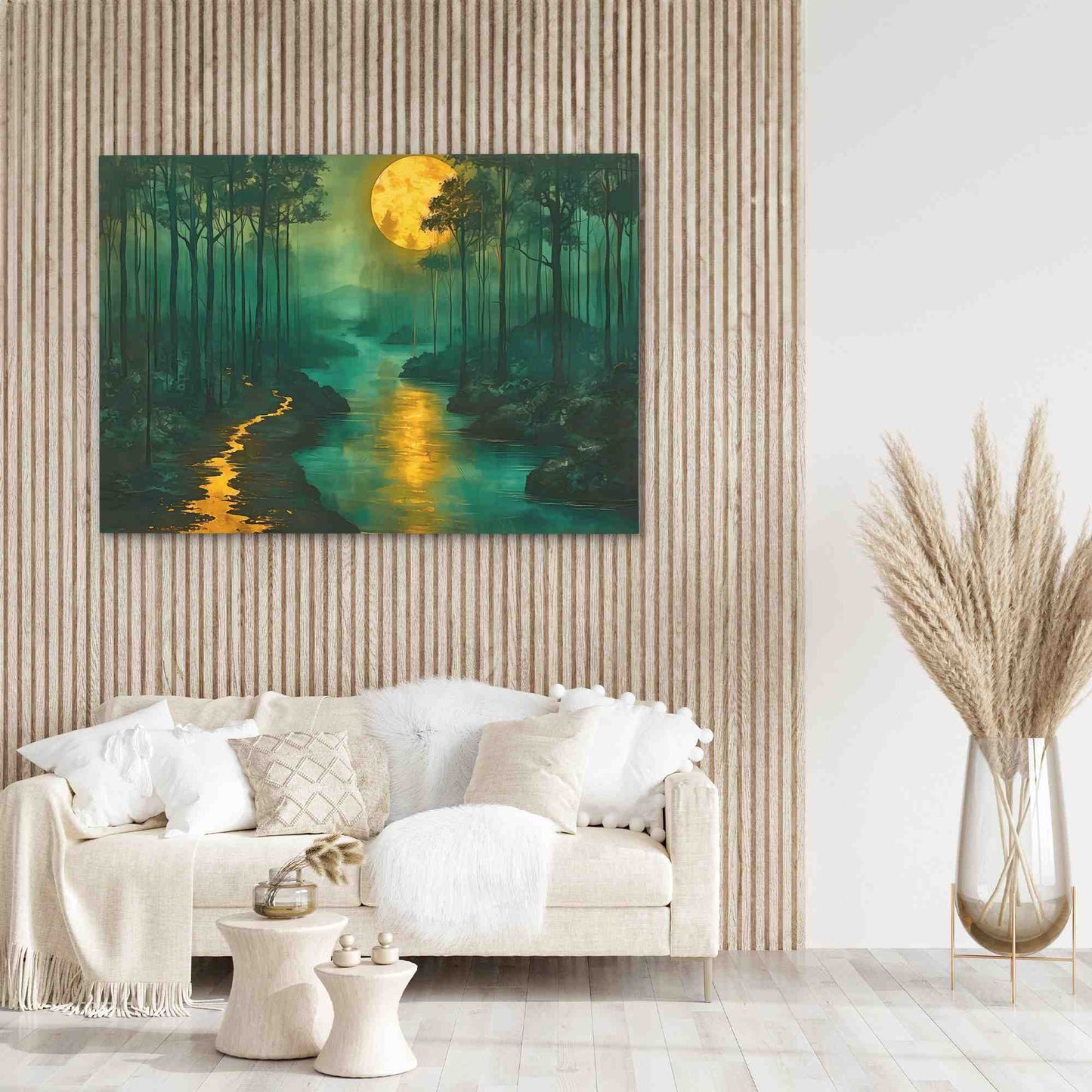 Mystic Moonlight - Gold Wall Art