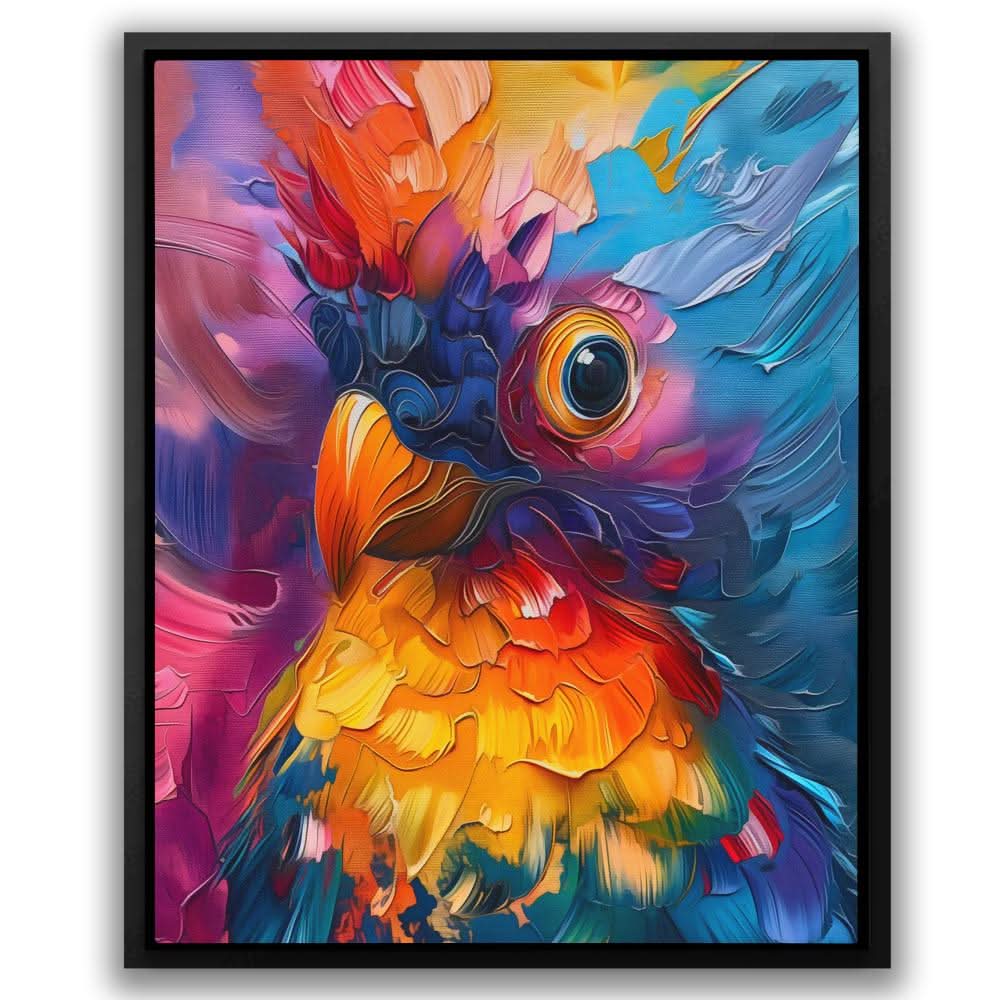 Mystic Muse - Colorful Bird Canvas Print