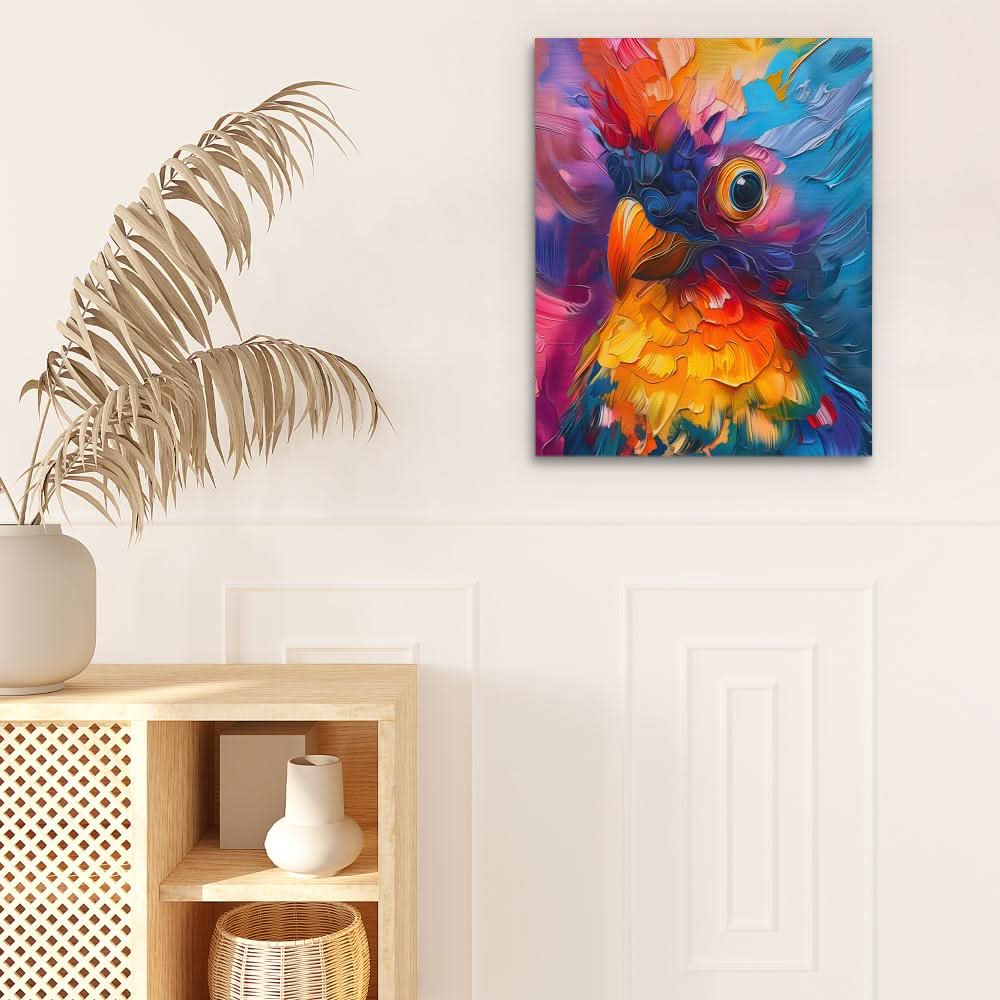 Mystic Muse - Large Abstract Canvas Print