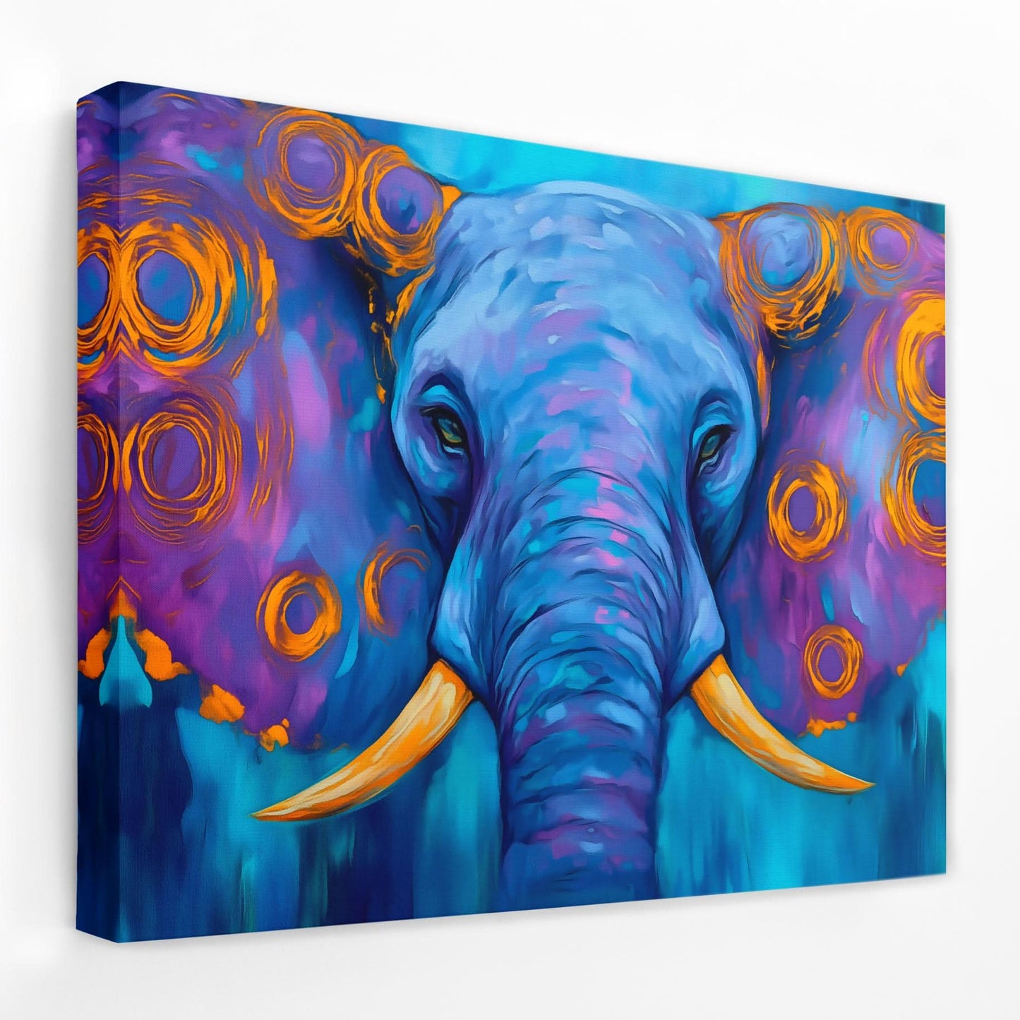 Mystical Elephant - Elephant Canvas Wall Art