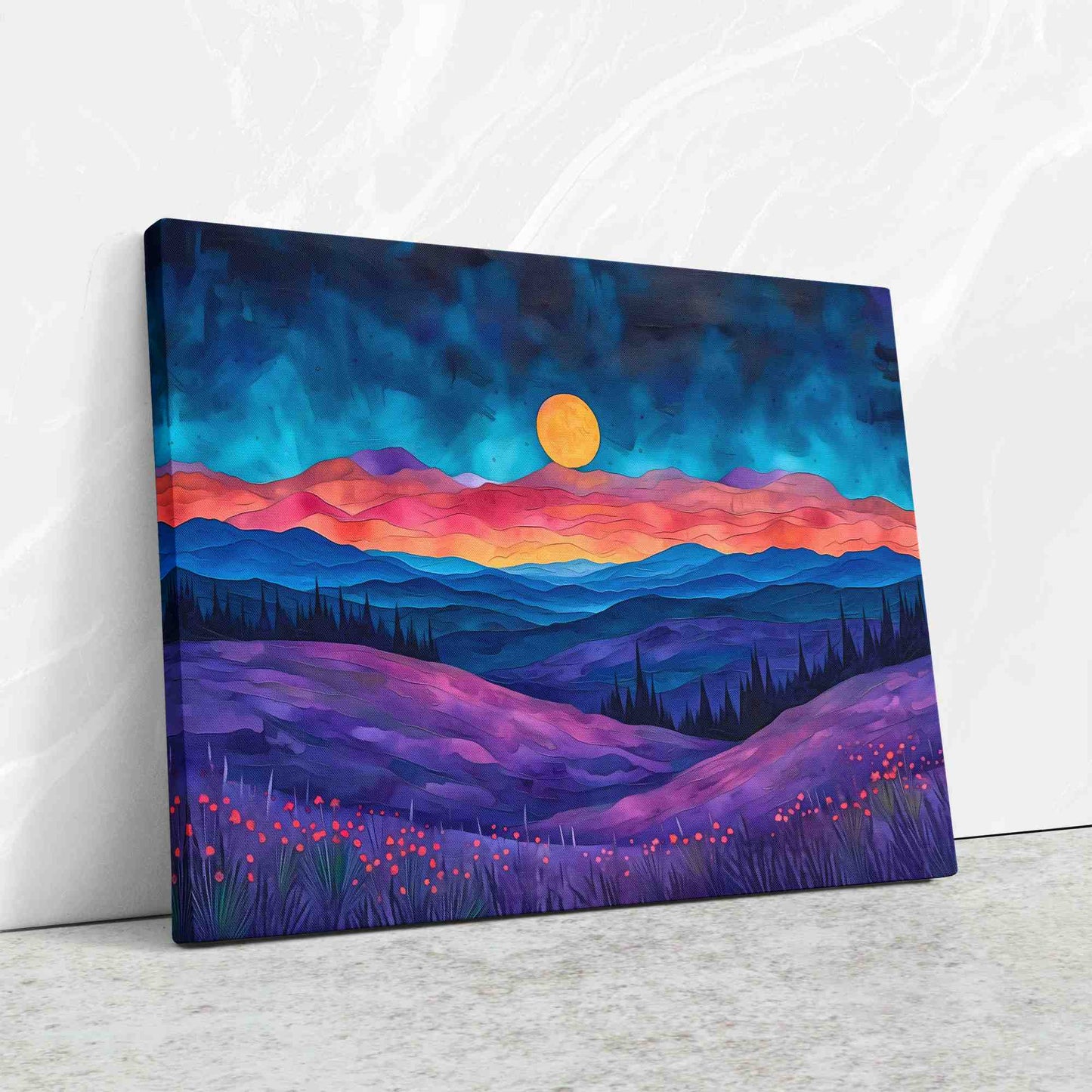 Mystical Meadows - Landscapes Canvas Wall Art