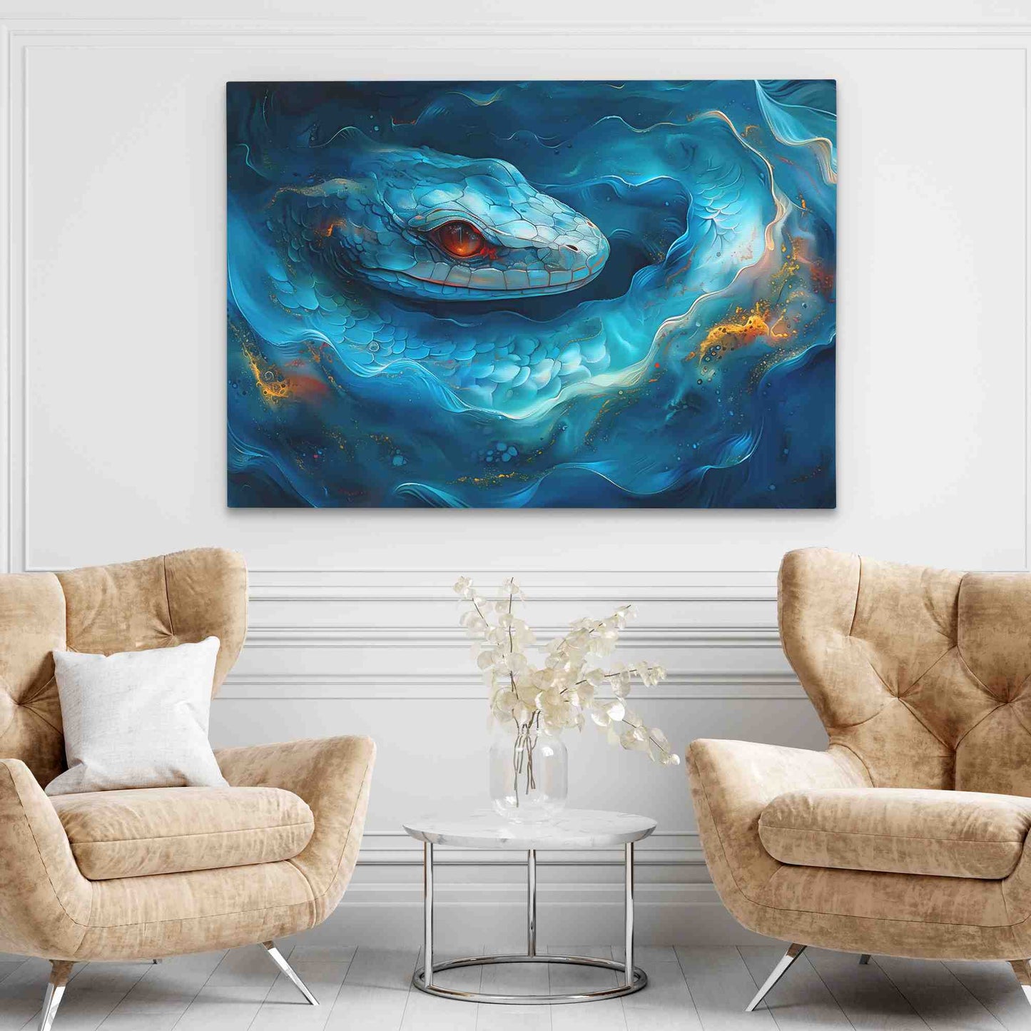 Mystical Snake - Reptile Art