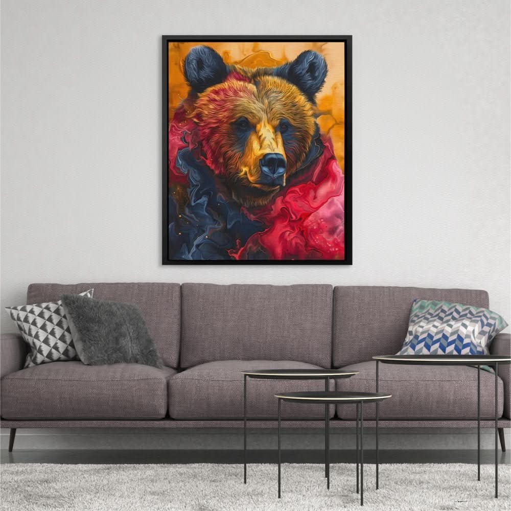 Nebula Bear - Animals Art for Hallway