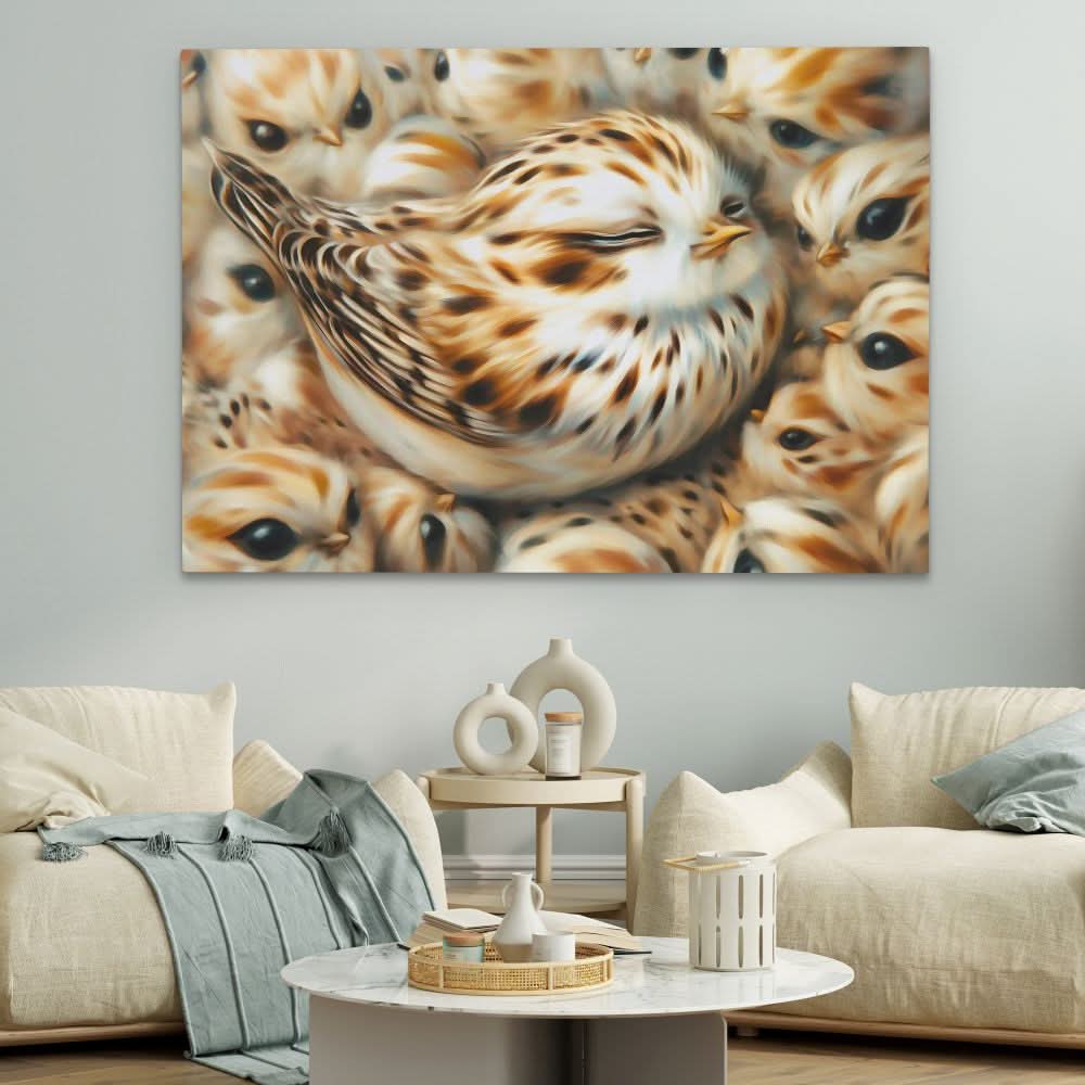 Nestled Joy - Animals Art for Bedroom