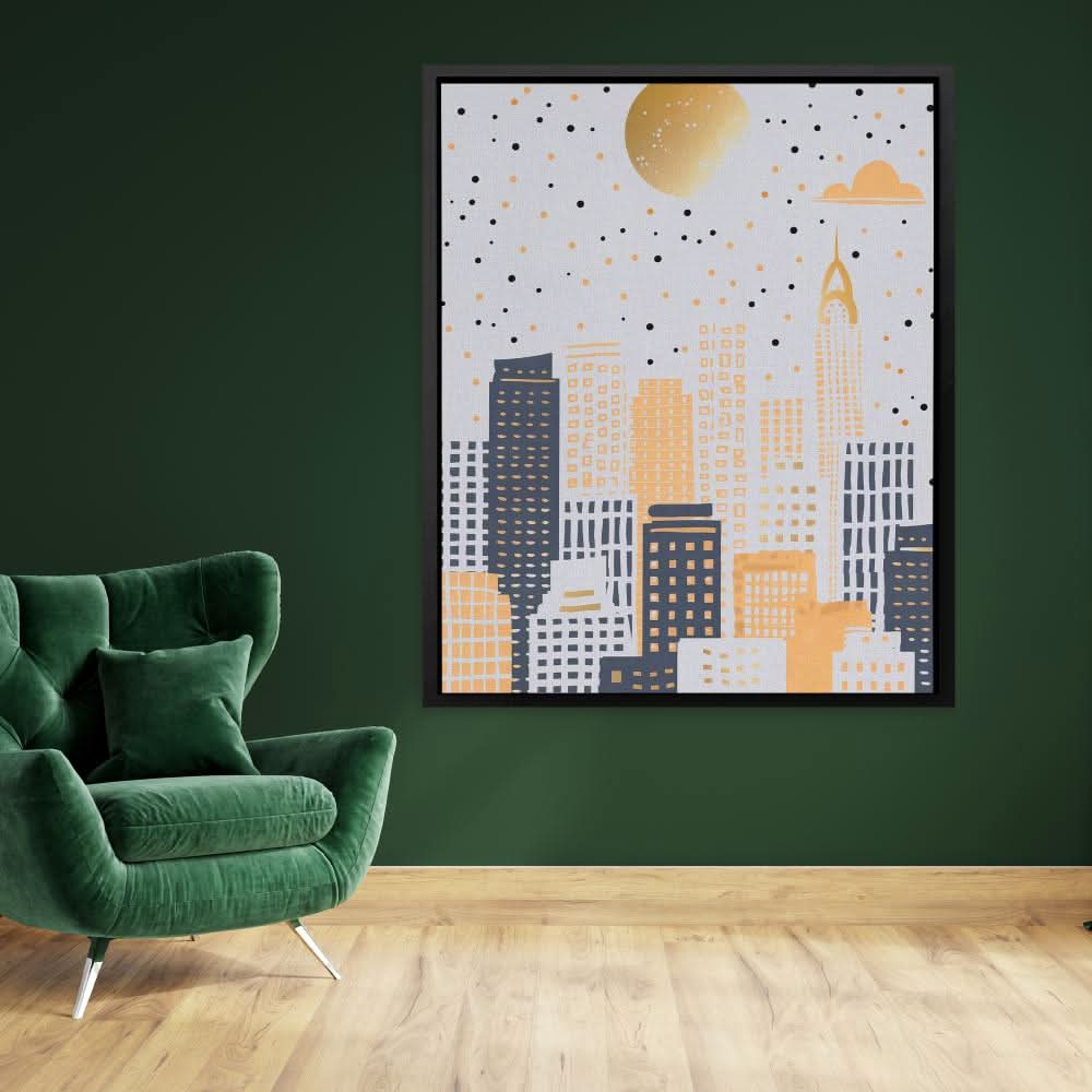 Neutral City - Minimalist Neutral Canvas Wall Art