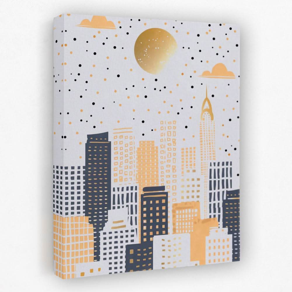 Neutral City - Architecture Canvas Wall Art