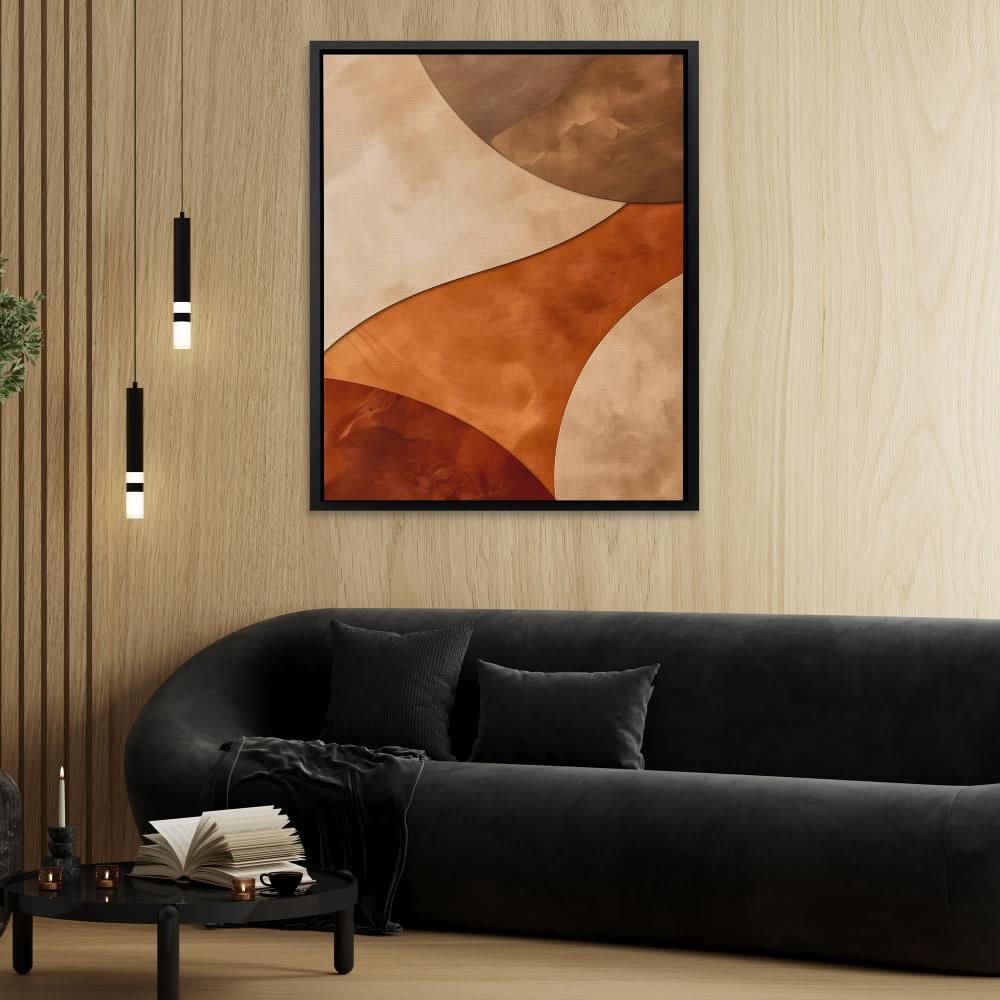 Neutral Harmony - Framed Wall Art