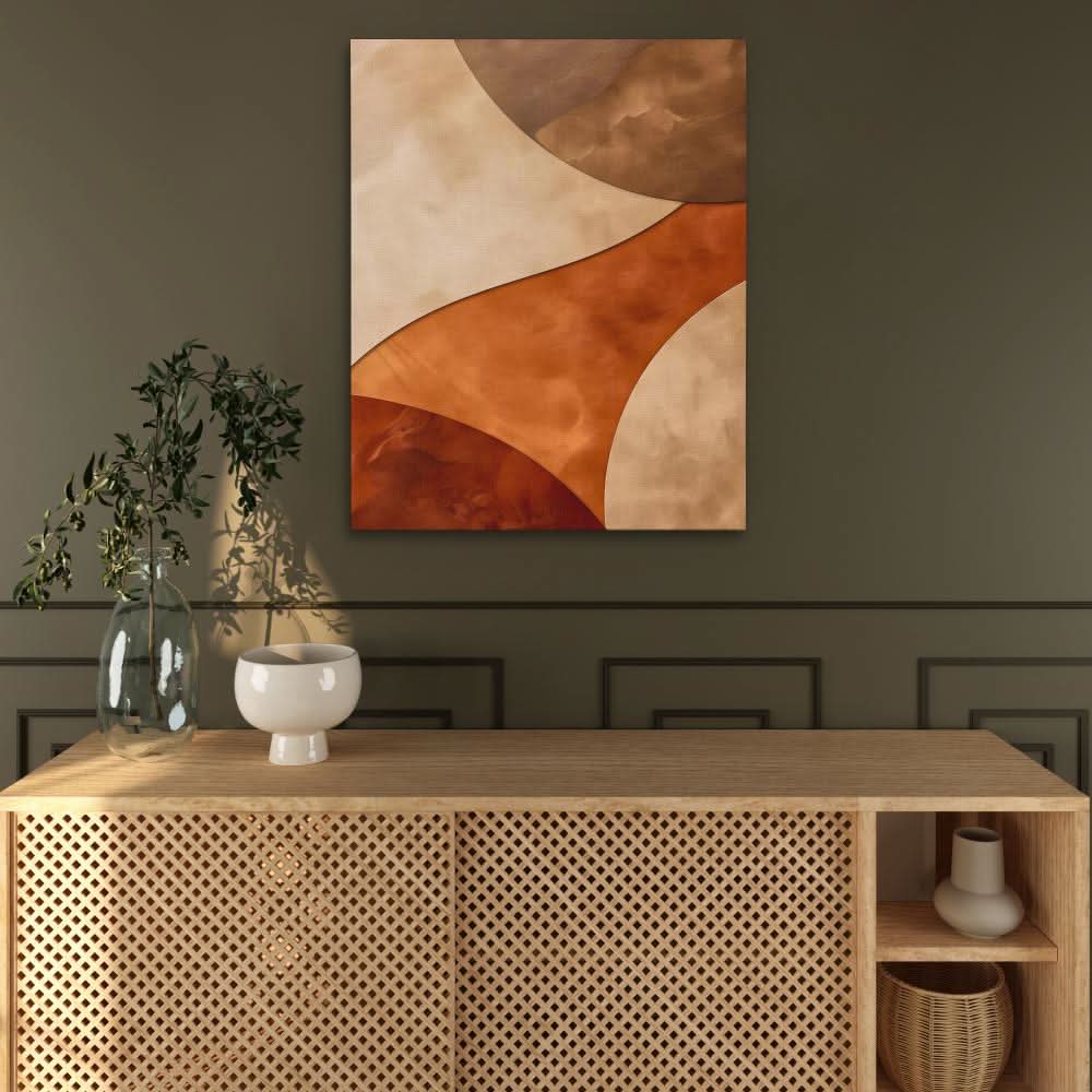 Neutral Harmony - Minimalist Wall Art Print
