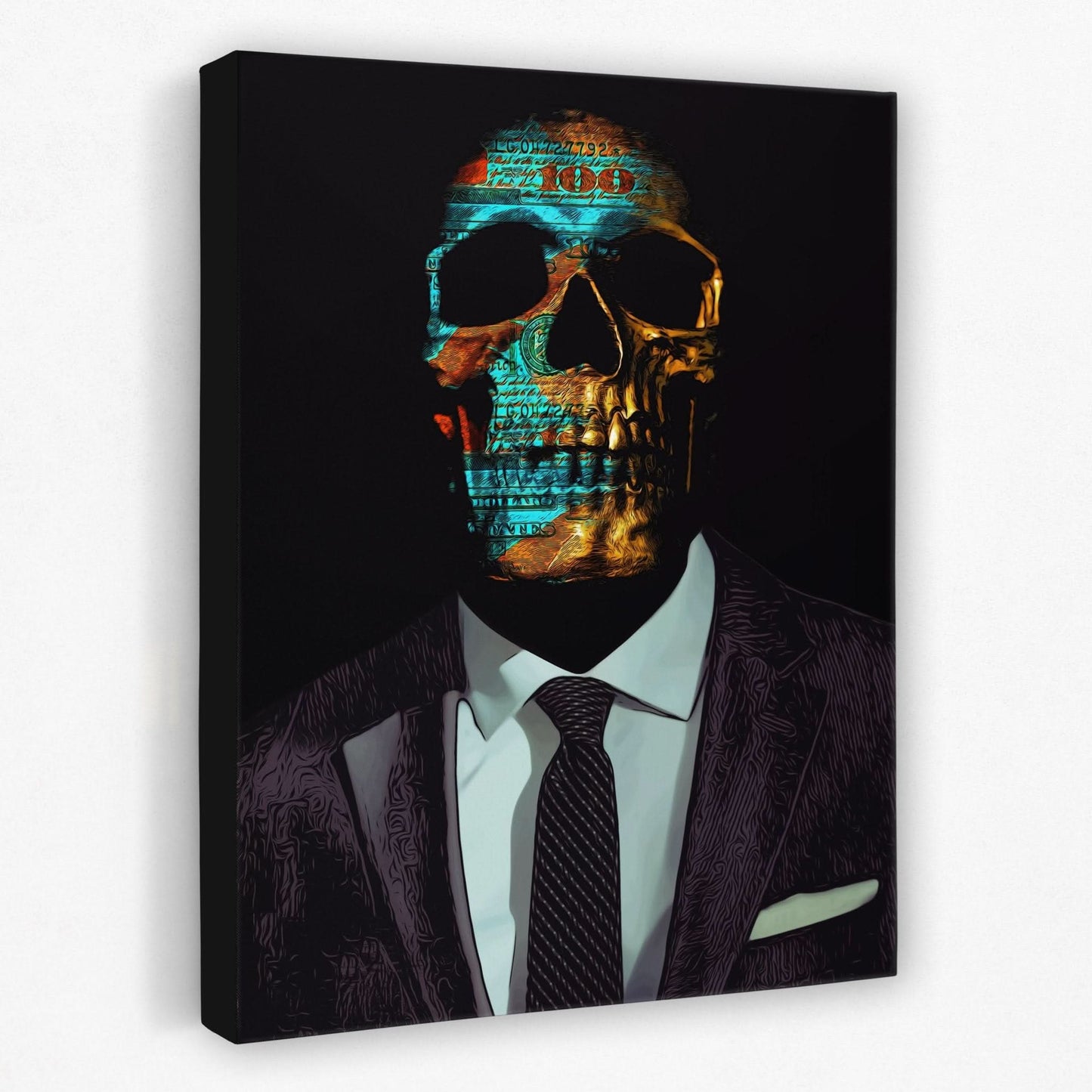 Never Stop Hustling - Luxury Wall Art
