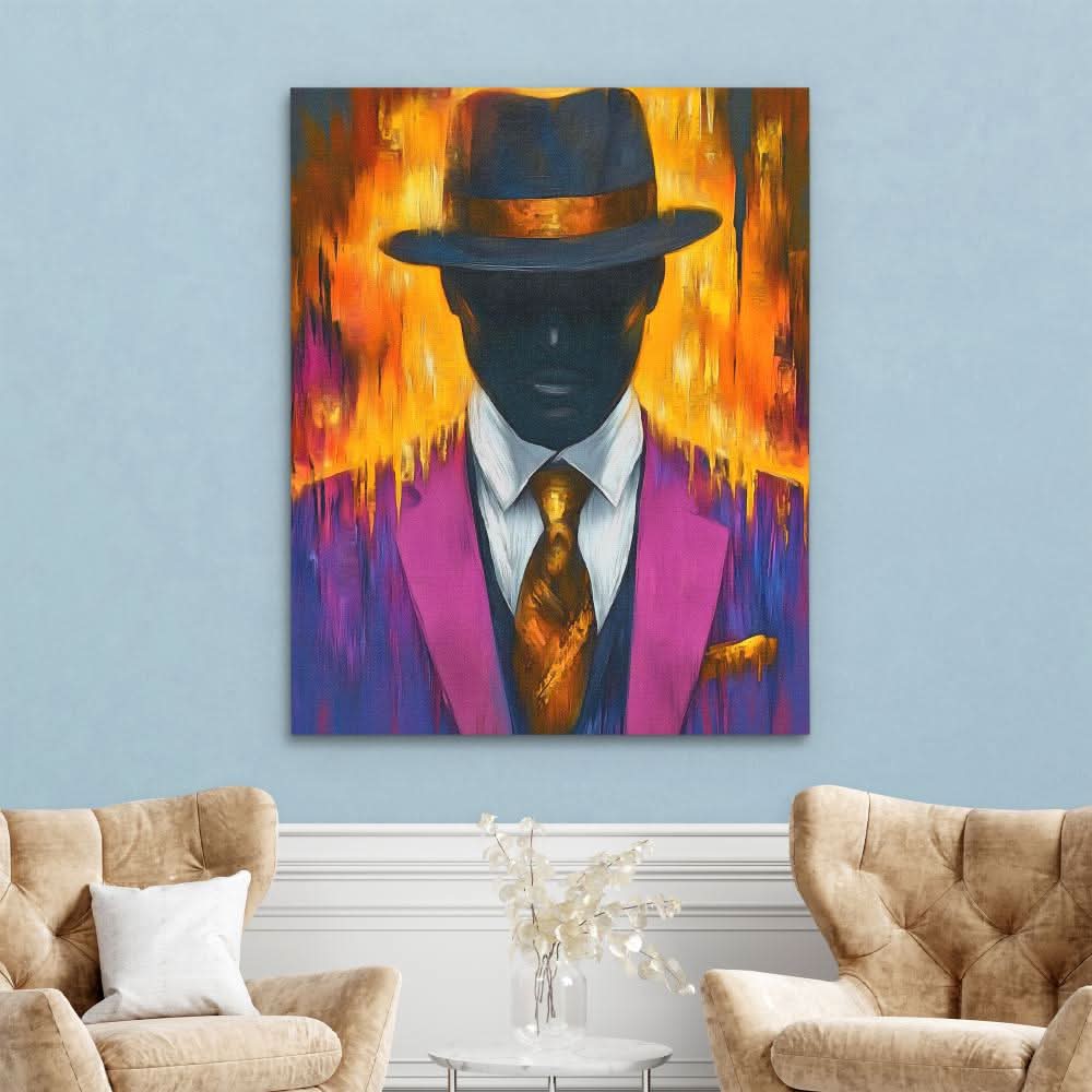 Night Disco - African American Art for Game Room