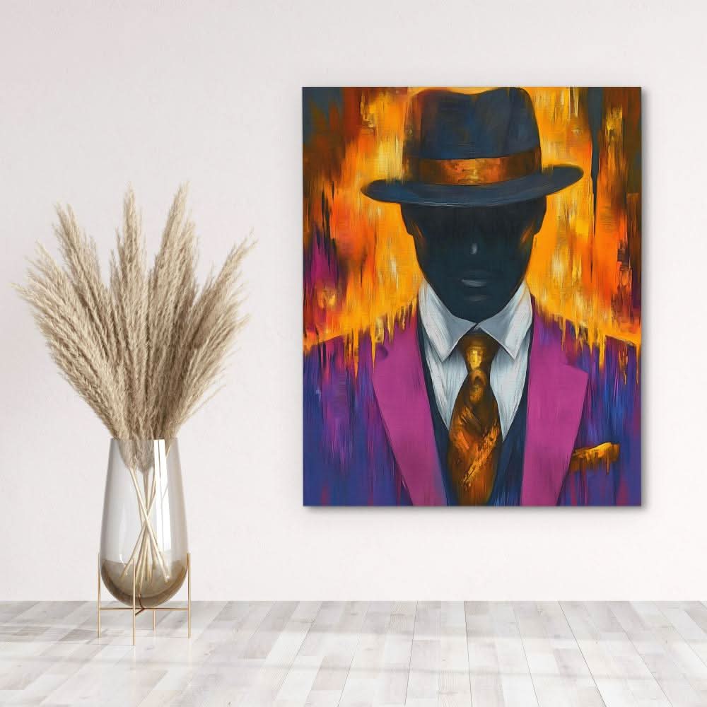 Night Disco - Gold Canvas Wall Art