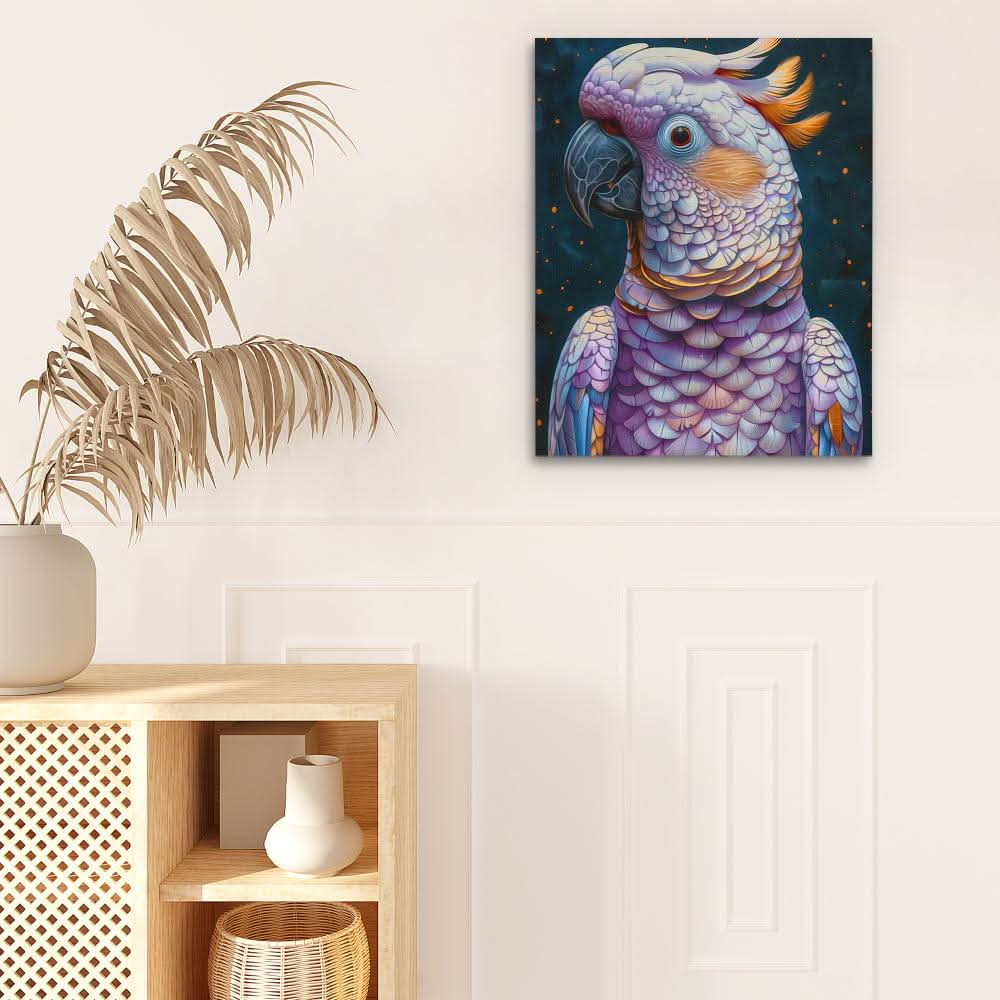 Nocturnal Beauty - Bird Art for Bedroom