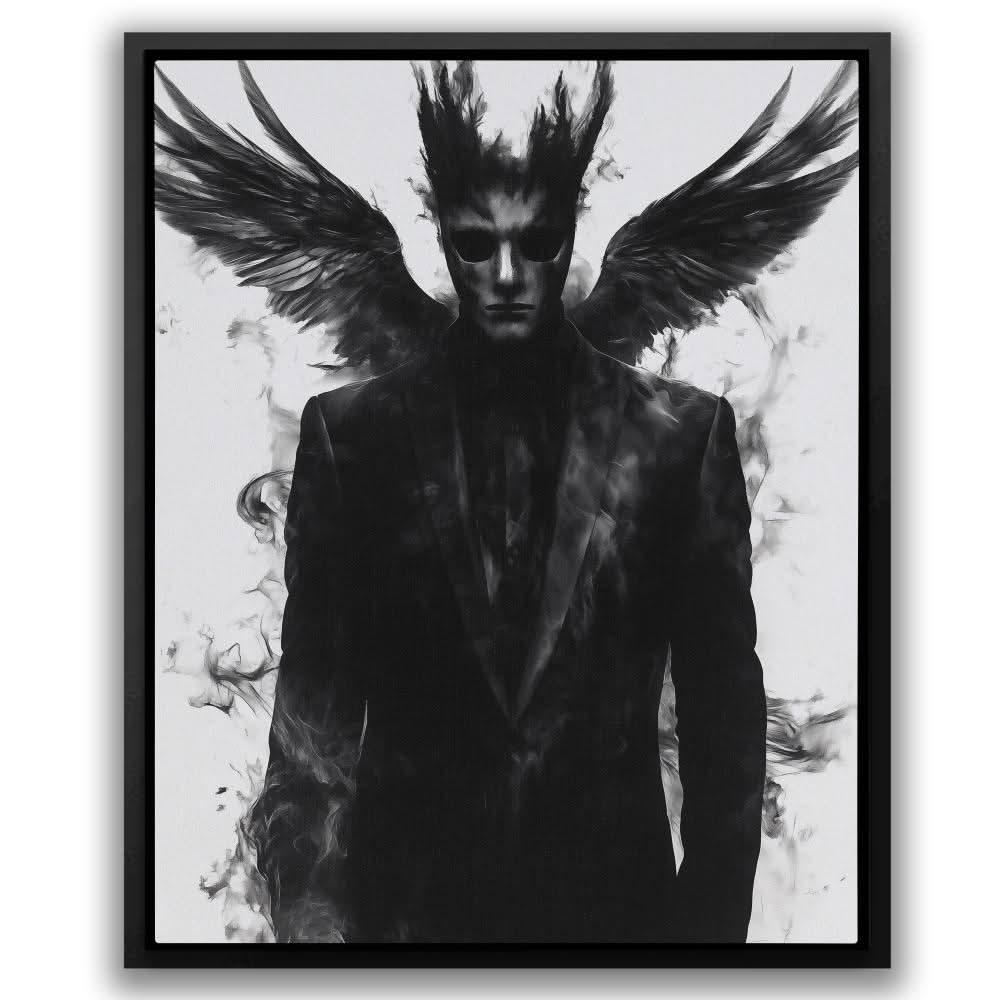 Obsidian Wings - Large Canvas Print