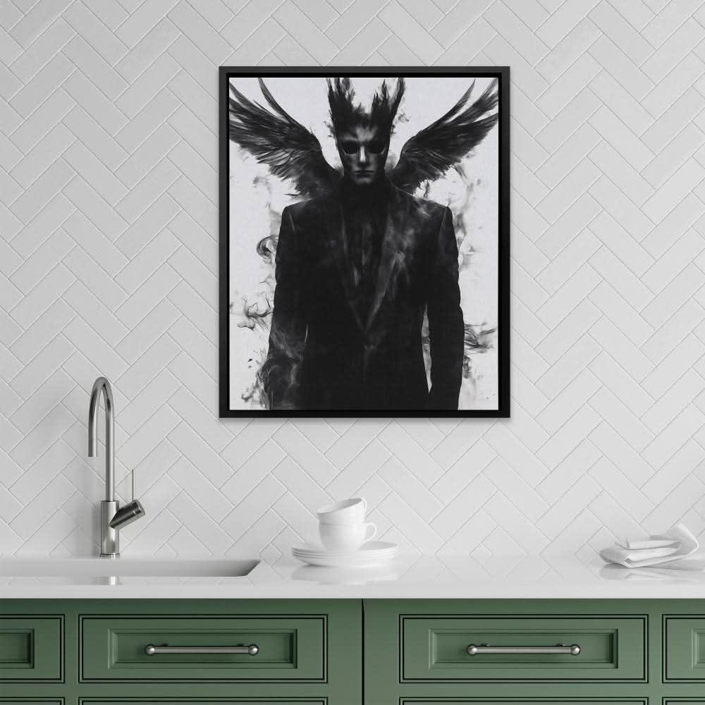Obsidian Wings - Canvas Wall Art