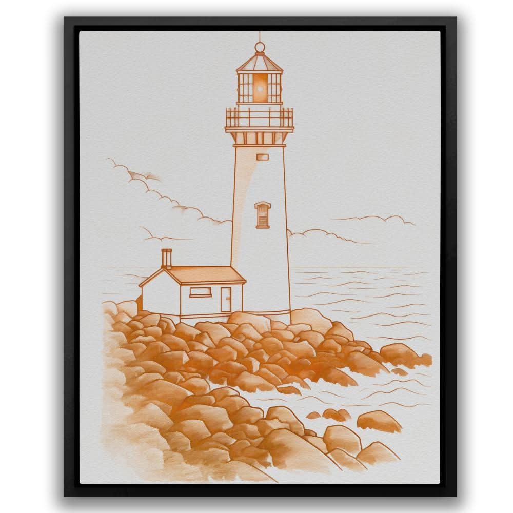 Ocean Air - Minimalist Earth Tones Canvas Wall Art