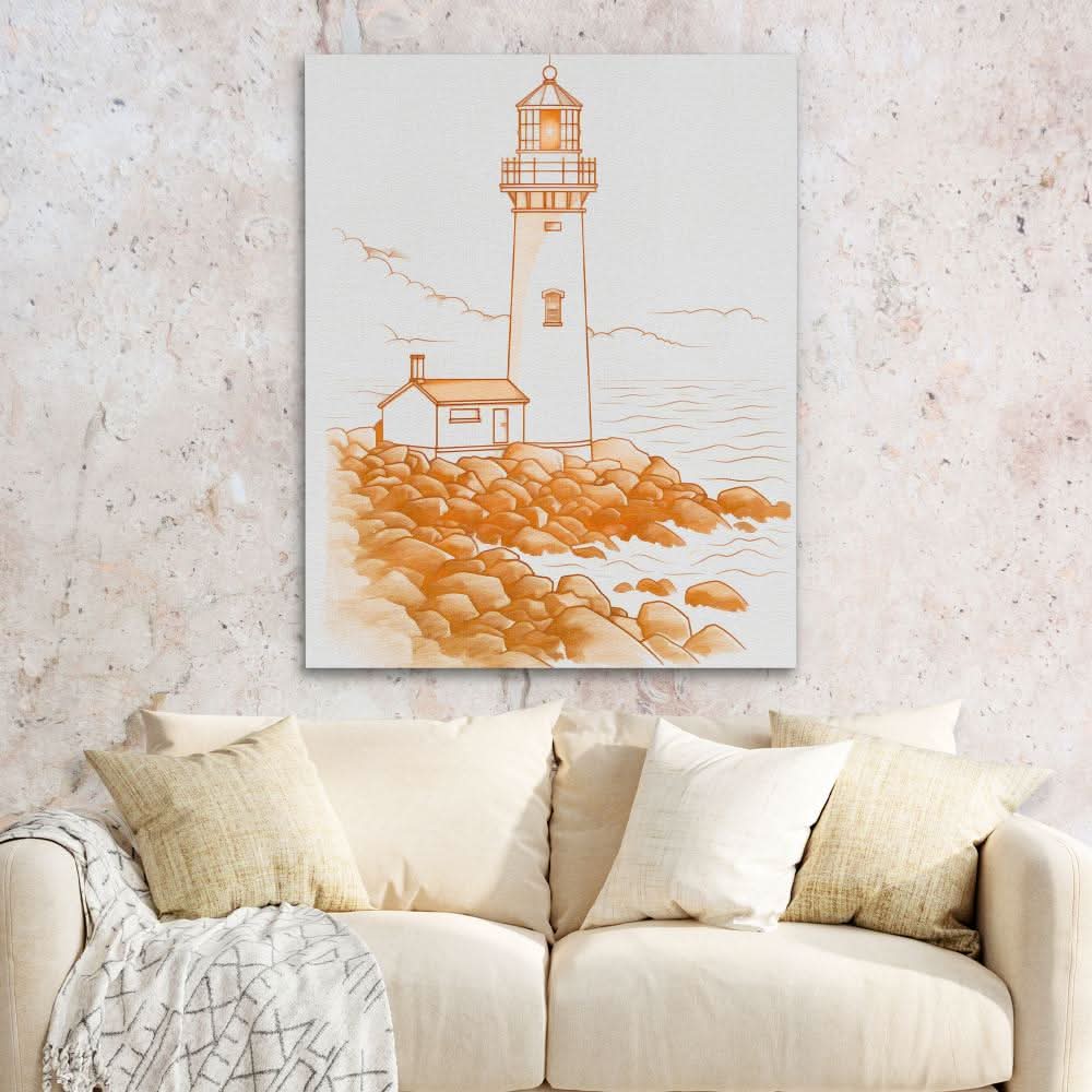Ocean Air - Earth Tones Wall Art for Bedroom
